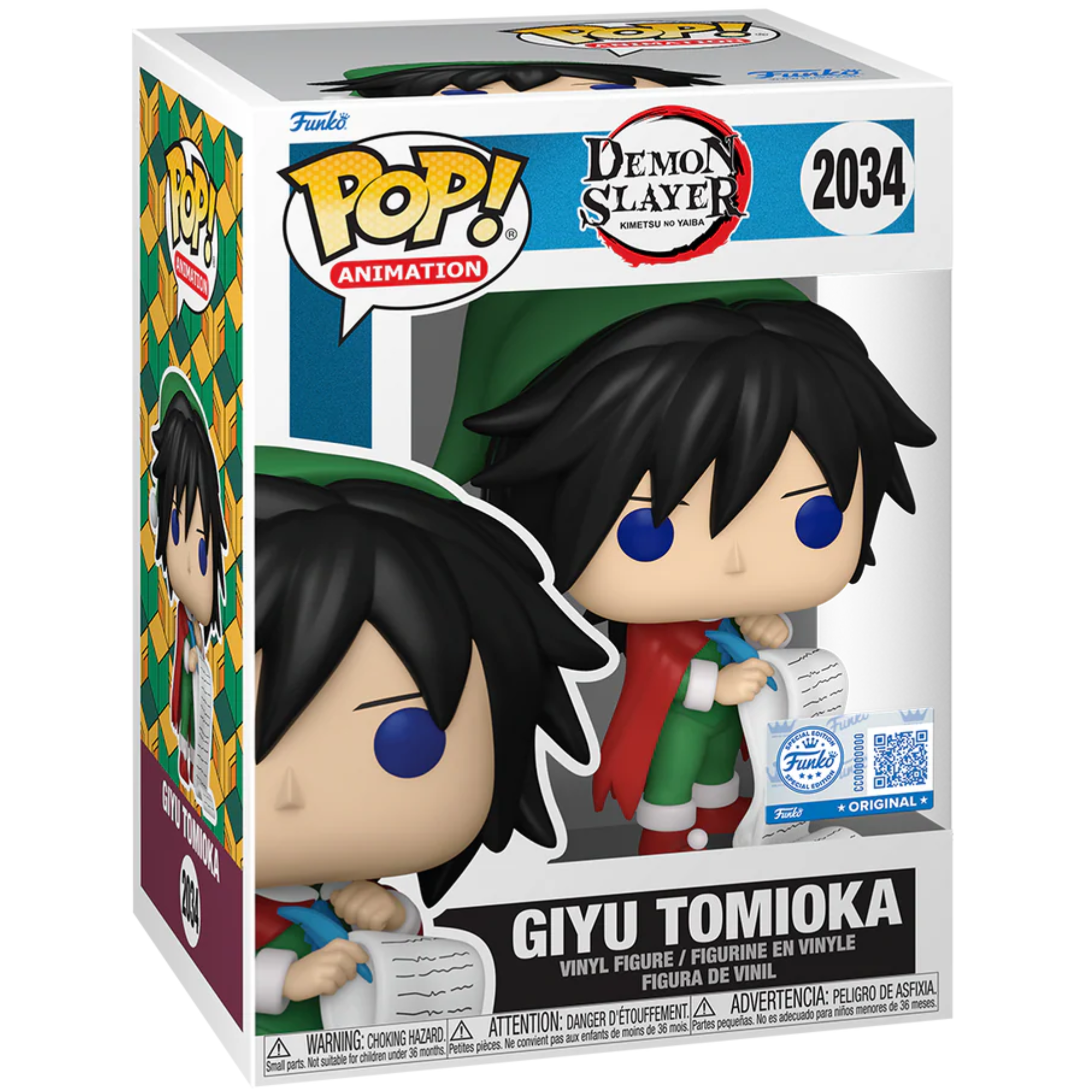 Demon Slayer - Giyu Tomioka (Holiday) (Special Edition) #2034 - Funko Pop! Vinyl Anime