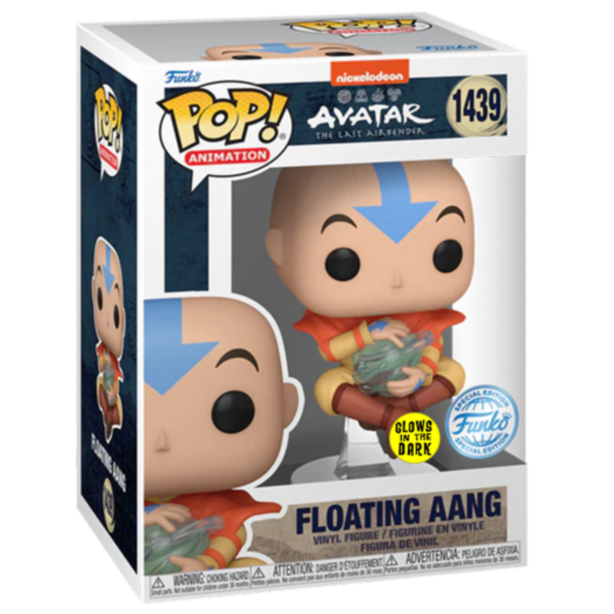 Avatar The Last Air Bender - Floating Aang (Glow Special Edition) #1439 - Funko Pop! Vinyl Anime