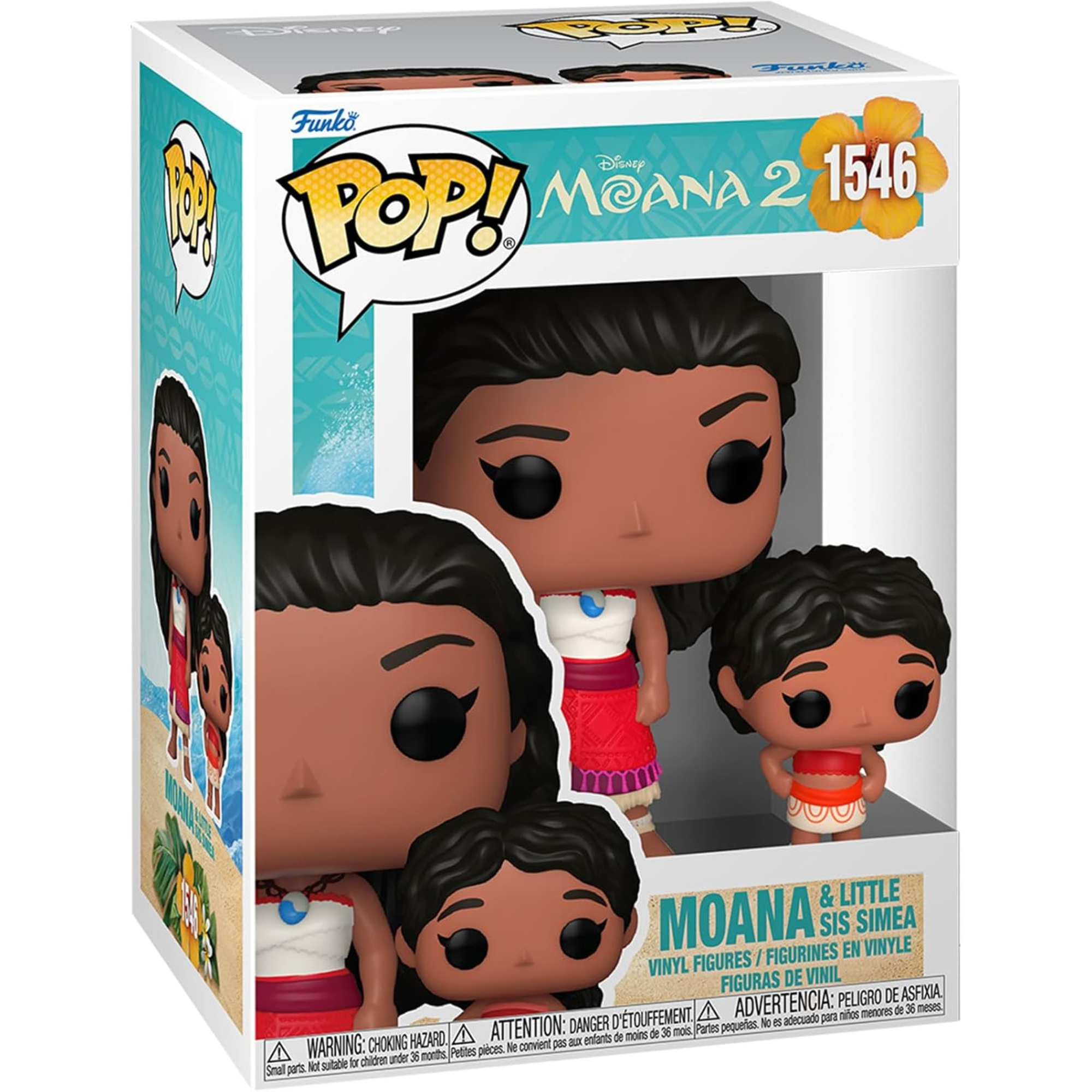 Moana 2 - Moana & Little Sis Simea #1546 - Funko Pop! Vinyl Disney