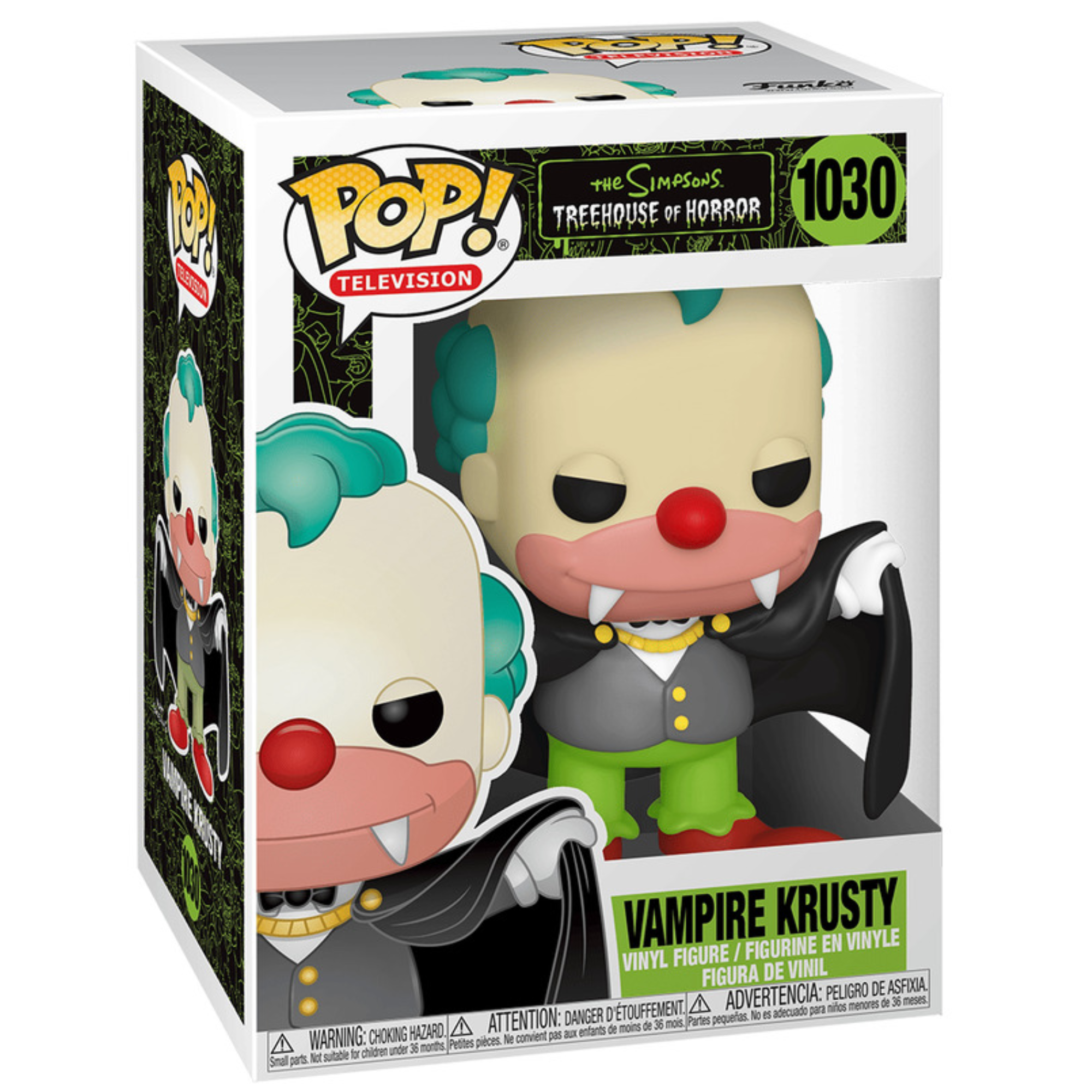 The Simpsons Treehouse of Terror - Vampire Krusty the Clown #1030 - Funko Pop! Vinyl Animation