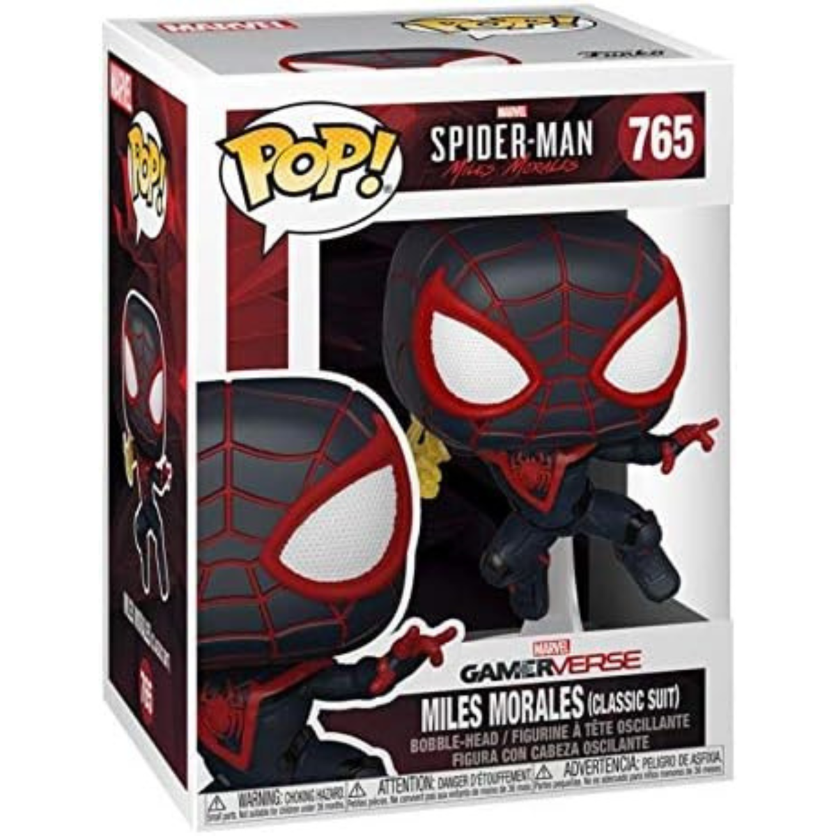 Spider-Man Miles Morales - Miles Morales (Classic Suit) #765 - Funko Pop! Vinyl Marvel