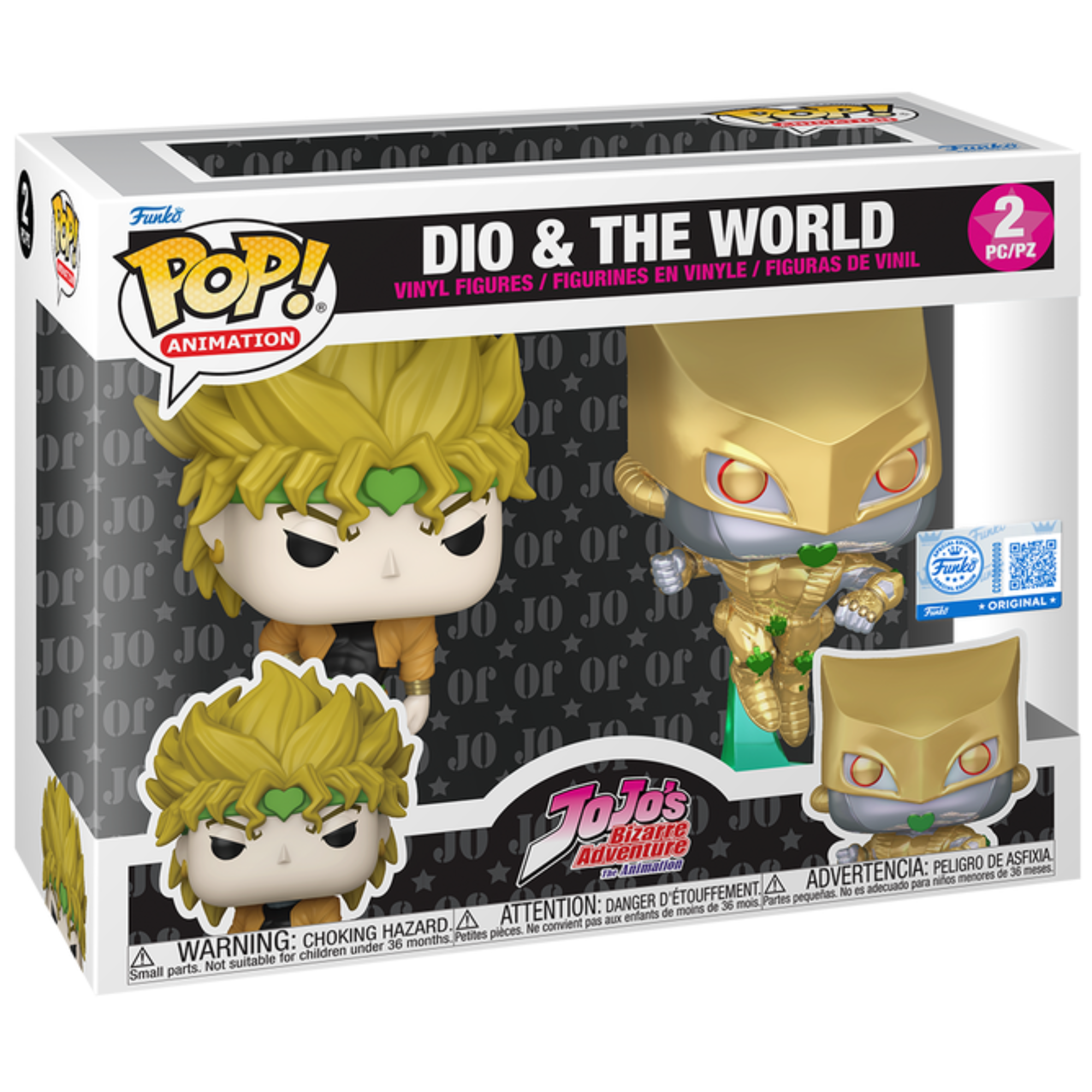 Jojo's Bizarre Adventure - Dio & The World (Special Edition) 2 Pack - Funko Pop! Vinyl Anime