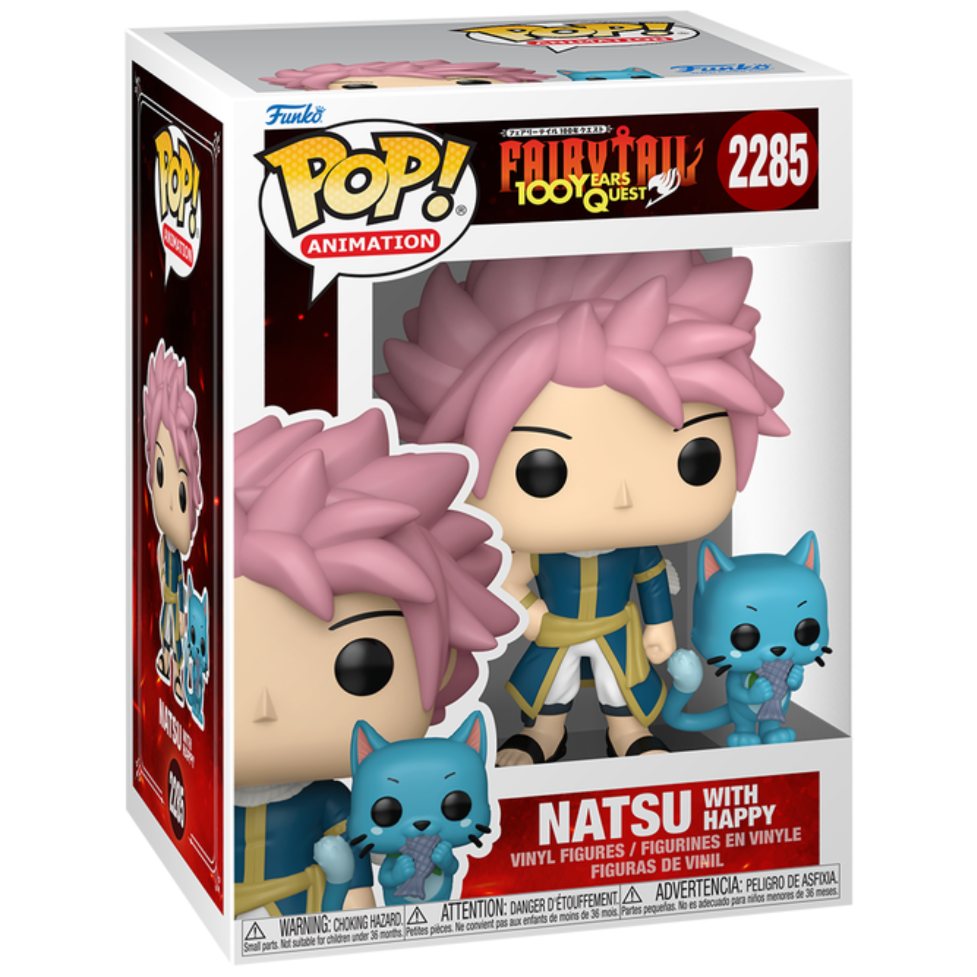 Fairy Tail 100 Years Quest - Natsu with Happy #2285 - Funko Pop! Vinyl Anime