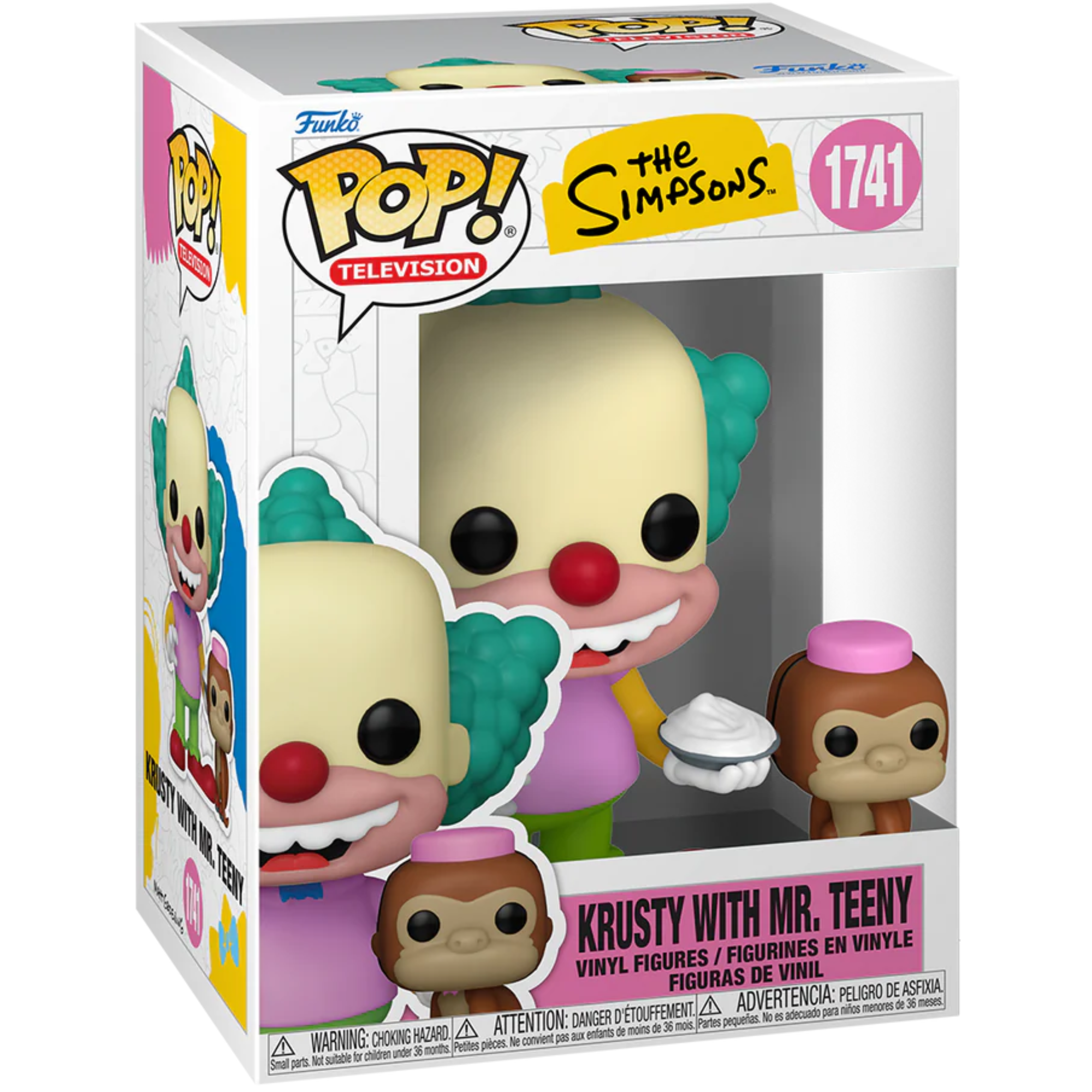 The Simpsons - Krusty with Mr. Teeny #1741 - Funko Pop! Vinyl Animation