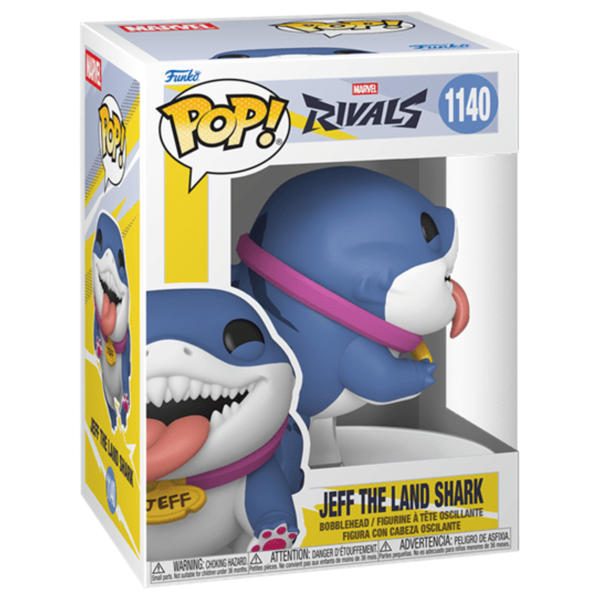 Marvel Rivals - Jeff the Land Shark #1140 - Funko Pop! Vinyl Games