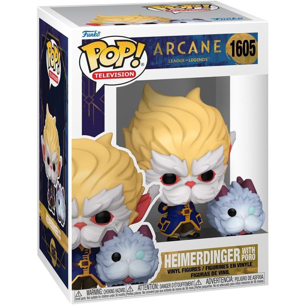 Arcane League of Legends Game - Heimerdinger with Poro #1605 - Funko Pop! Vinyl Animation - Persona Toys