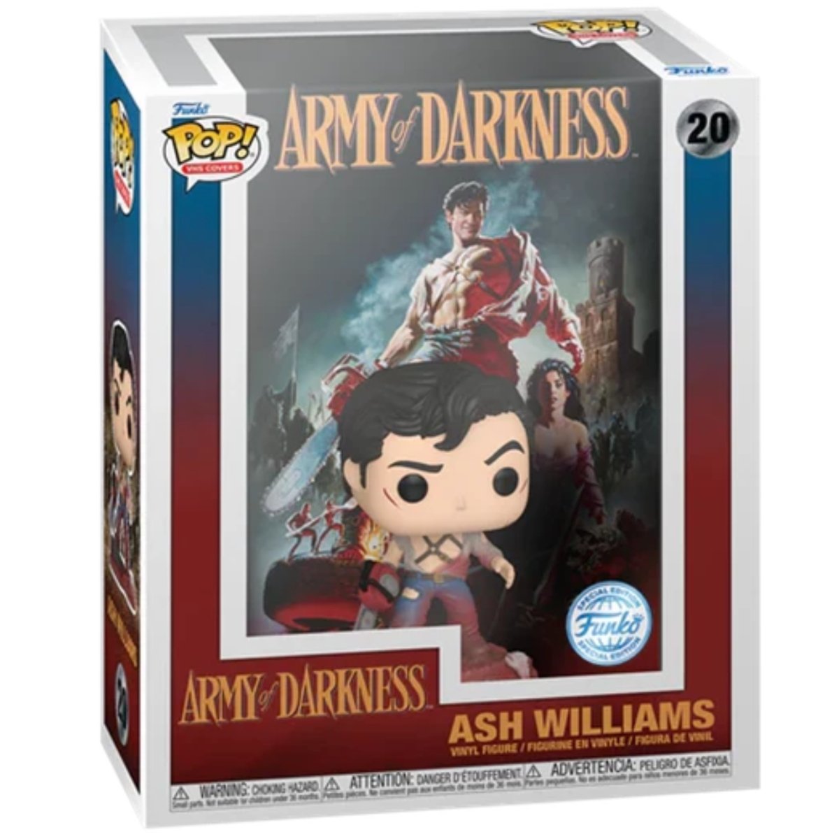 Army of Darkness - Ash Williams (Special Edition) #20 - Funko Pop! Vinyl Movies VHS Cover - Persona Toys