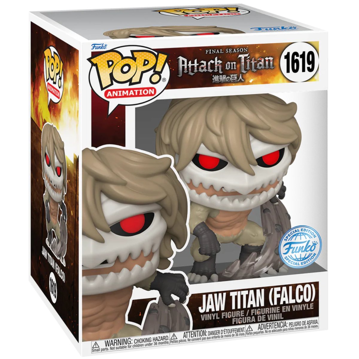 Attack on Titan - 6" Jaw Titan (Falco) (Special Edition) #1619 - Funko Pop! Vinyl Anime - Persona Toys