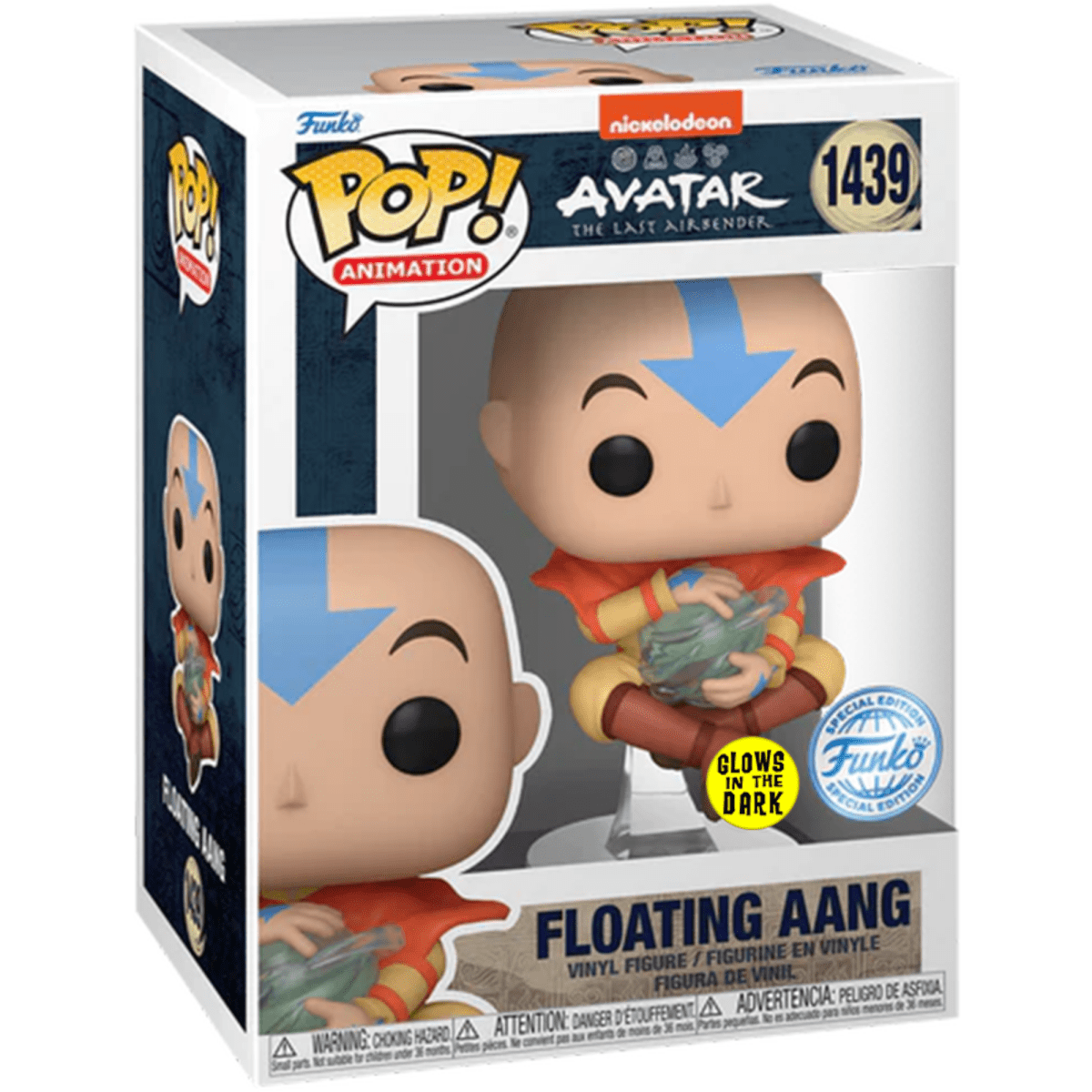 Avatar The Last Air Bender - Floating Aang (Glow Special Edition) #1439 - Funko Pop! Vinyl Anime - Persona Toys