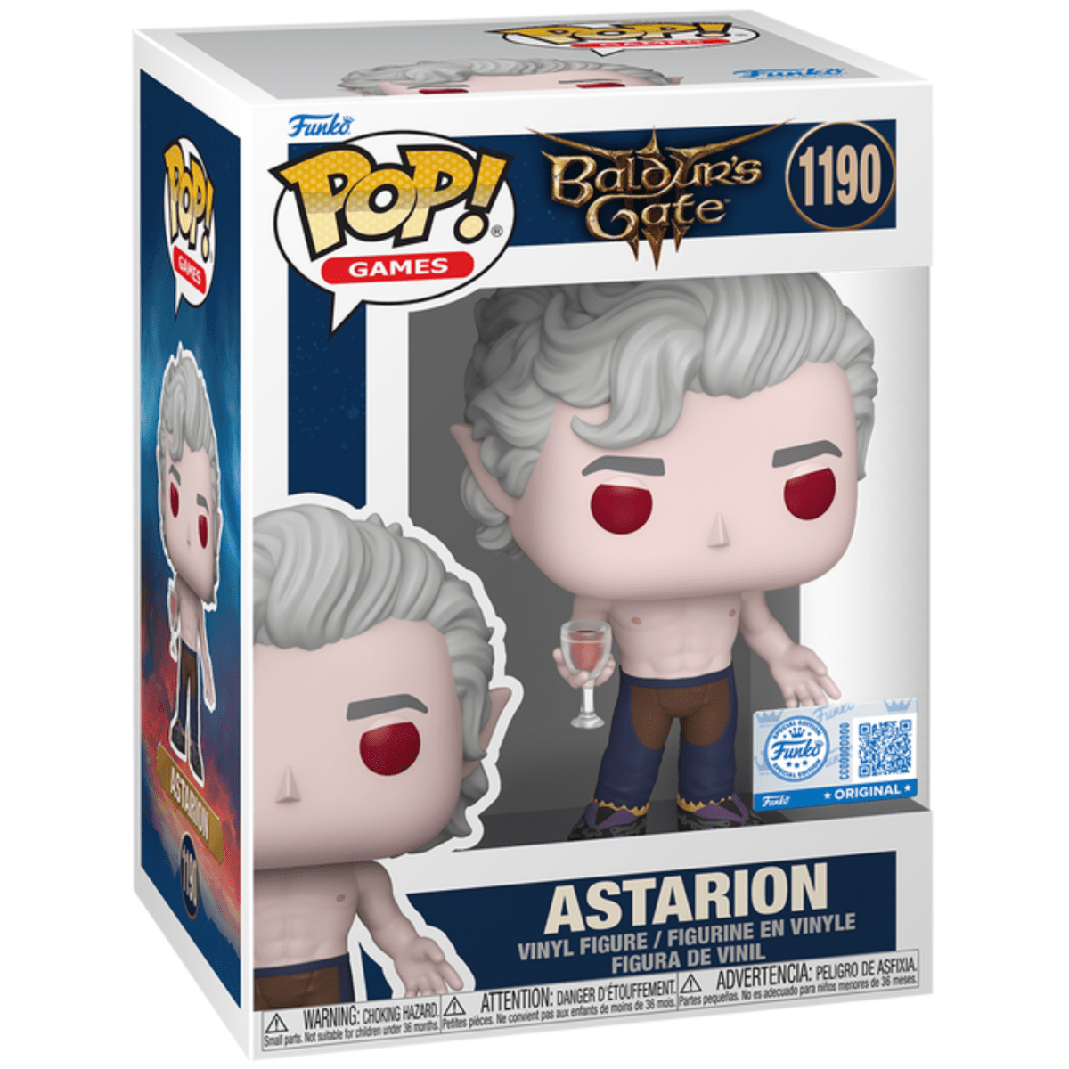 Baldur's Gate - Astarion (Shirtless) (Special Edition) 1190 - Funko Pop! Vinyl Games - Persona Toys