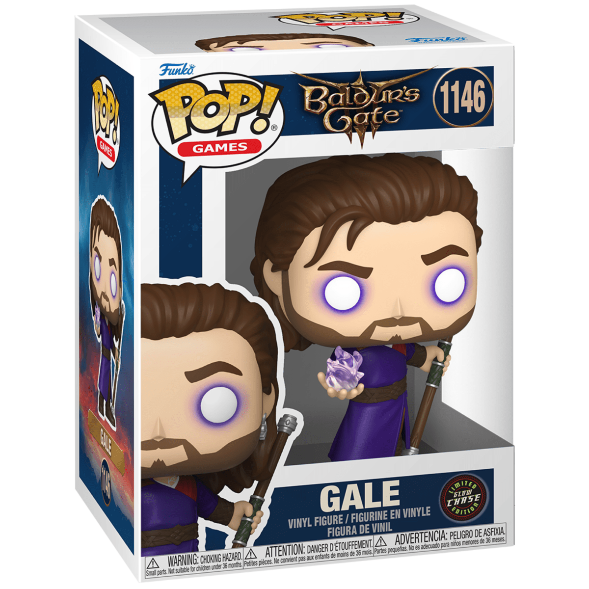Baldur's Gate - Gale (Glow Chase) 1146 - Funko Pop! Vinyl Games - Persona Toys
