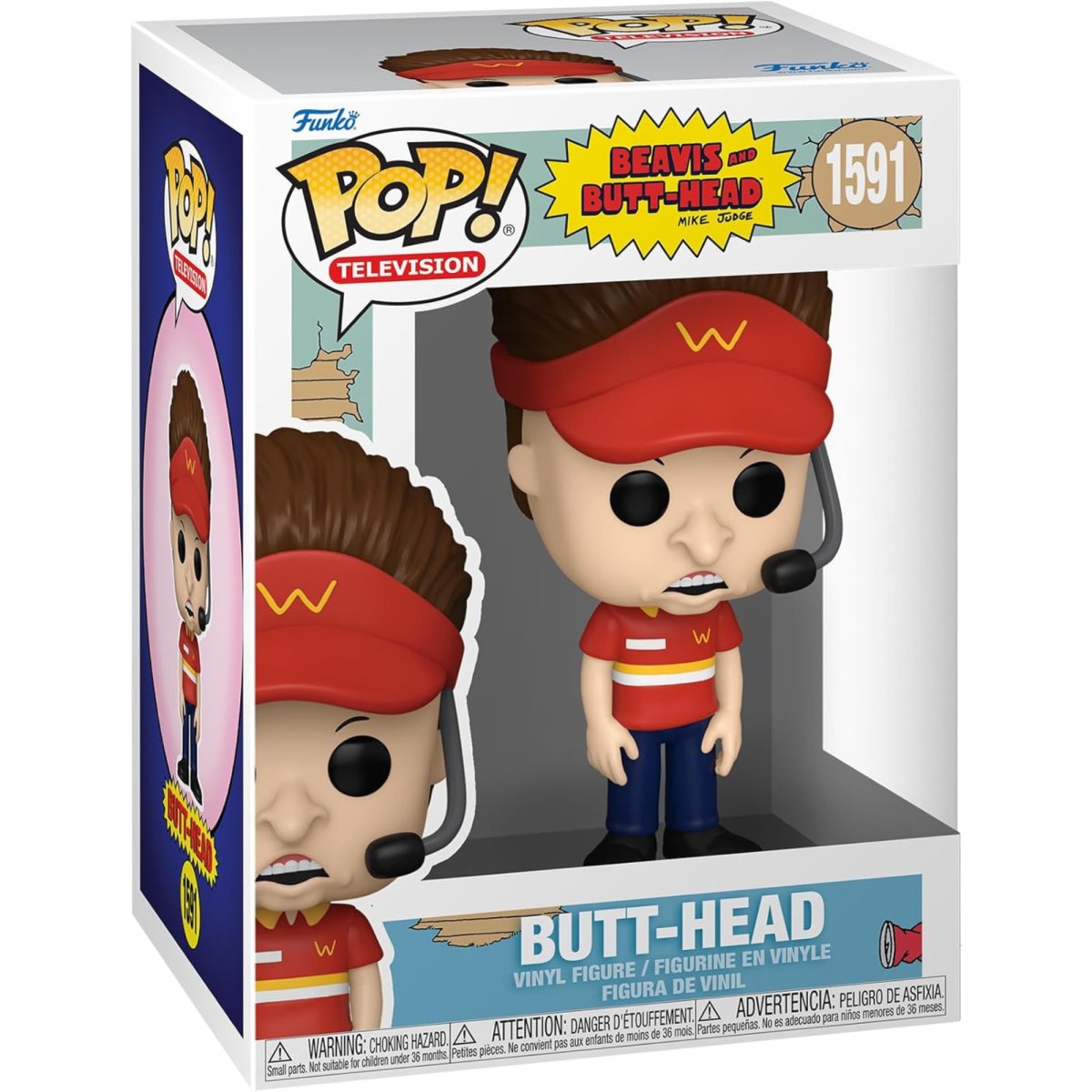 Beavis and Butt - Head - Butt - Head #1591 - Funko Pop! Vinyl Television - Persona Toys