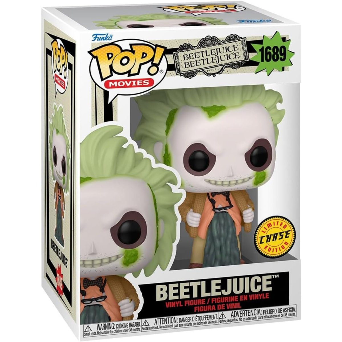 Beetlejuice 2 - Beetlejuice (Chase) #1689 - Funko Pop! Vinyl Movies - Persona Toys