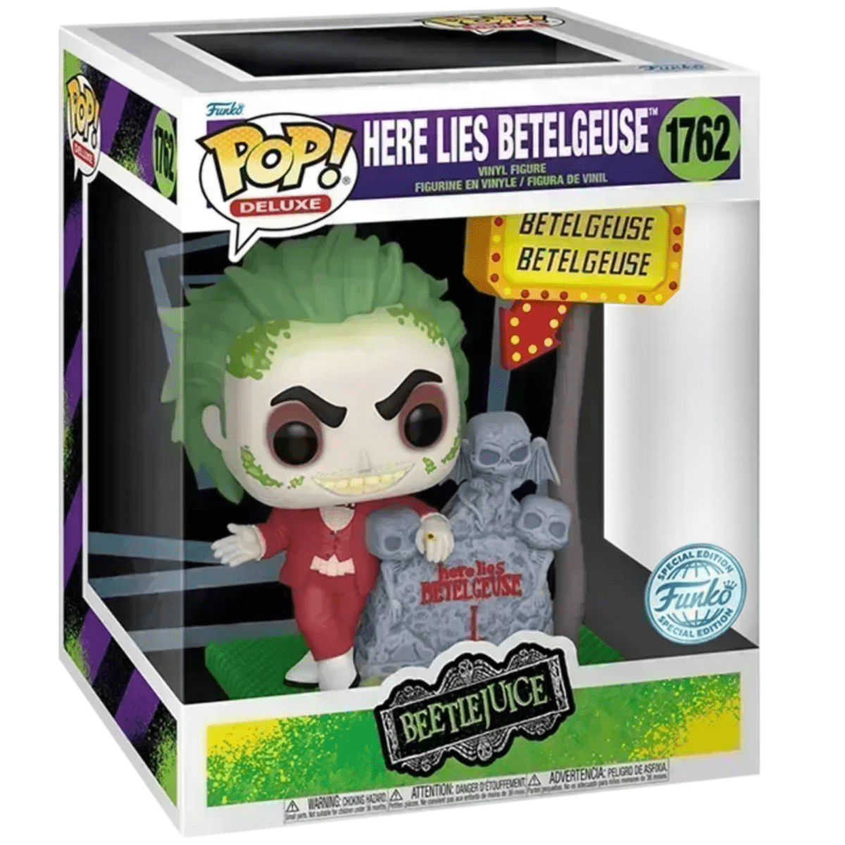 Beetlejuice - Here Lies Betelgeuse (Special Edition) 1762 - Funko Pop! Deluxe Vinyl Movies - Persona Toys