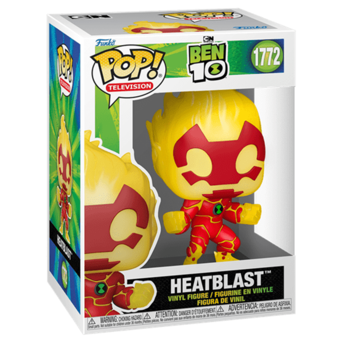 Ben 10 - Heatblast 1772 - Funko Pop! Vinyl Animation - Persona Toys