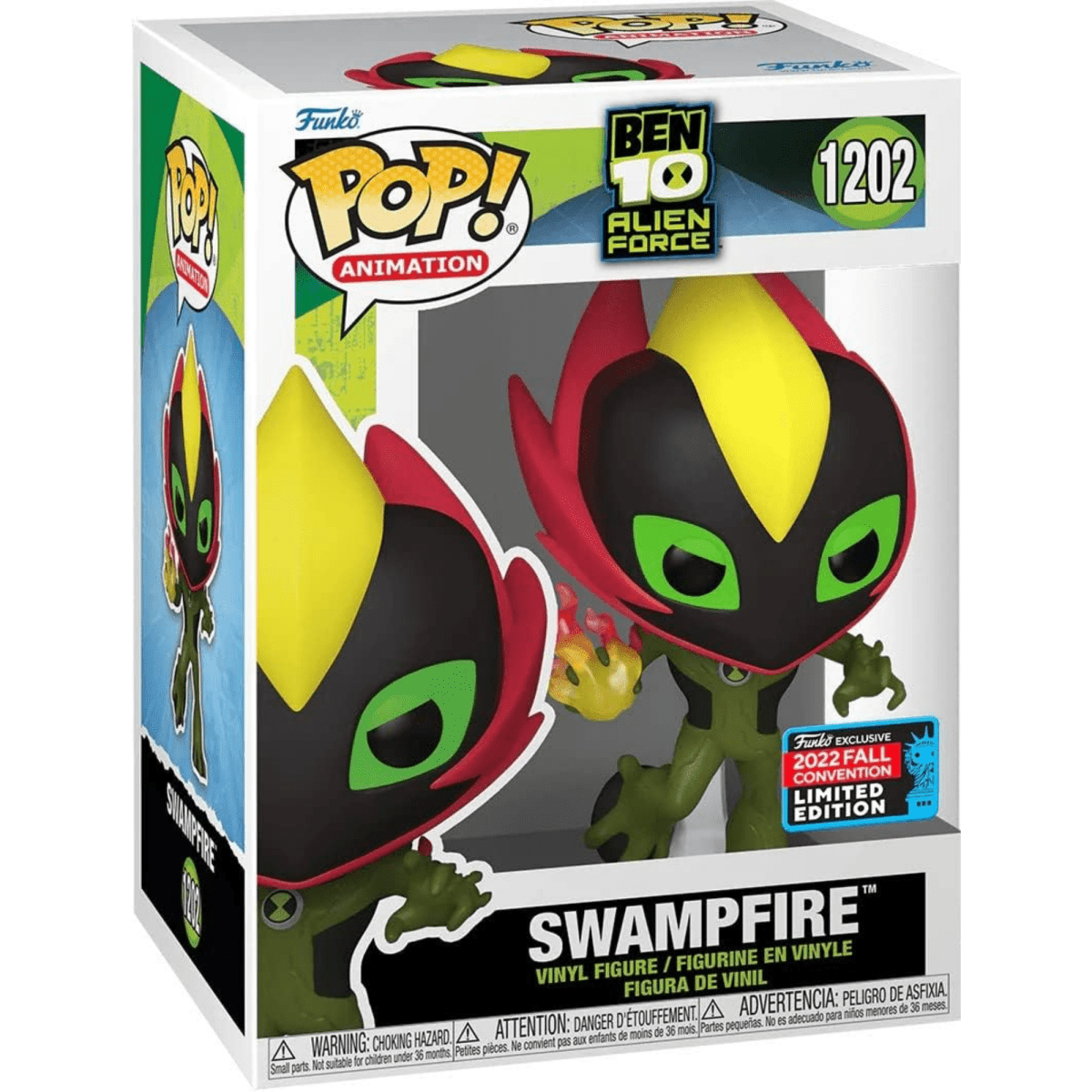 Ben 10 - Swampfire (2022 Fall Convention Limited Edition) 1202 - Funko Pop! Vinyl Animation - Persona Toys