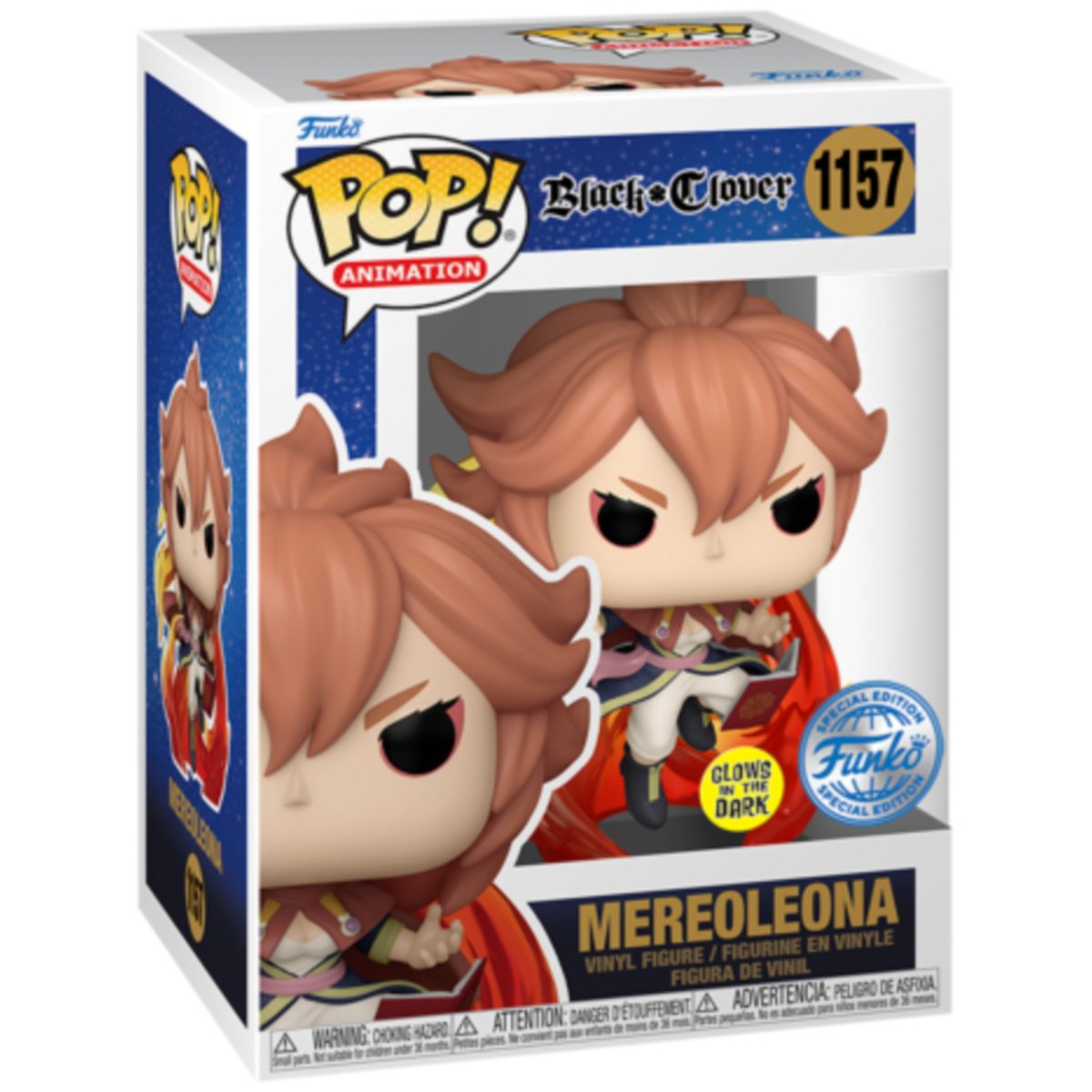 Black Clover - Mereoleona (Glow Special Edition) #1157 - Funko Pop! Vinyl Anime - Persona Toys