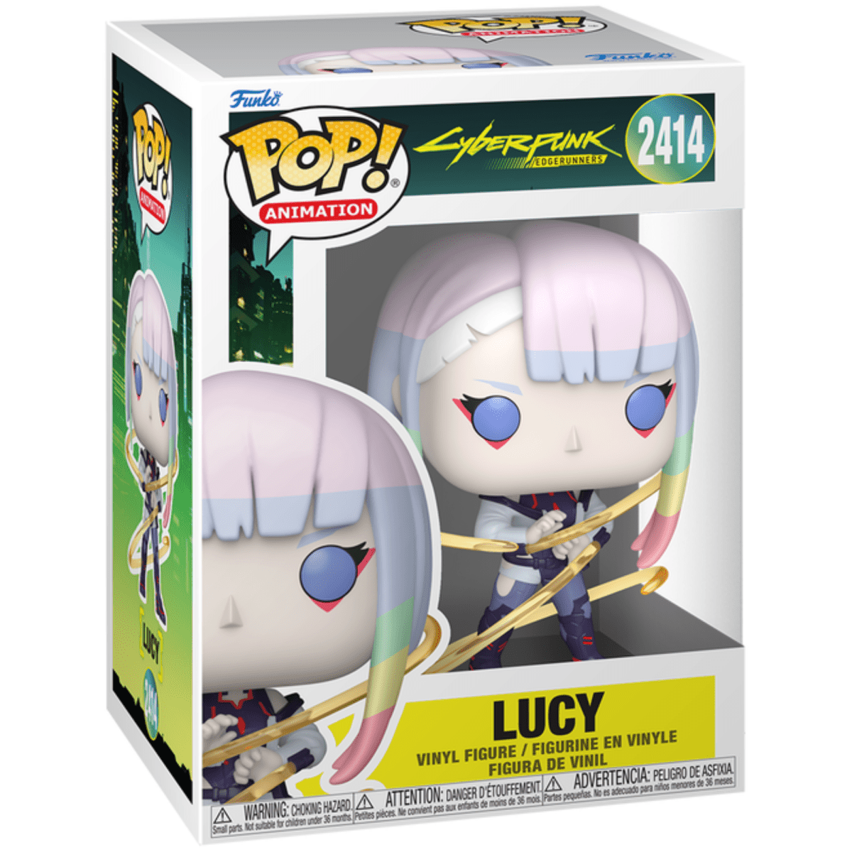 Cyberpunk Edgerunners - Lucy with Monowire 2414 - Funko Pop! Vinyl Animation - Persona Toys