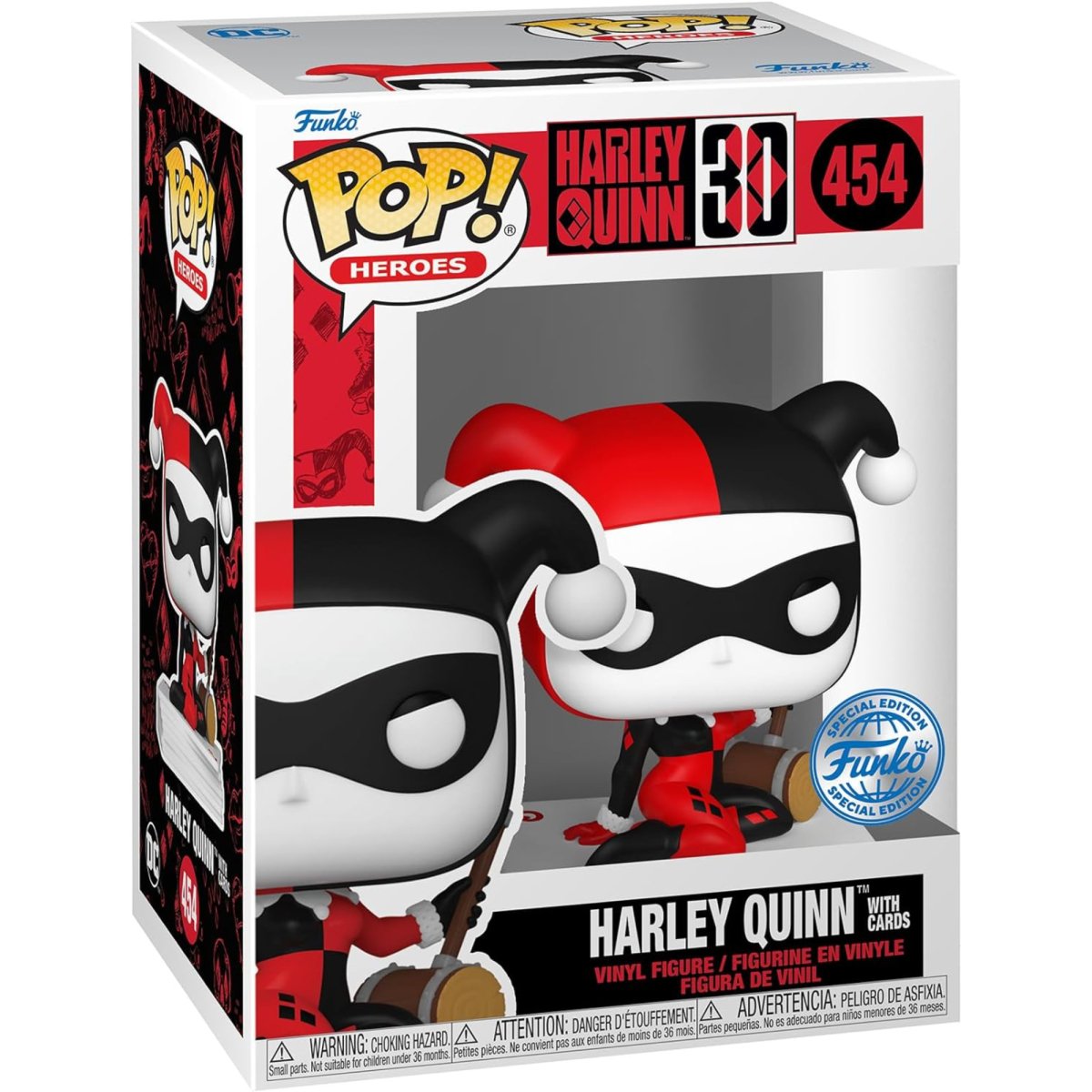 DC - Harley Quinn with Cards (Special Edition) #454 - Funko Pop! Vinyl DC - Persona Toys