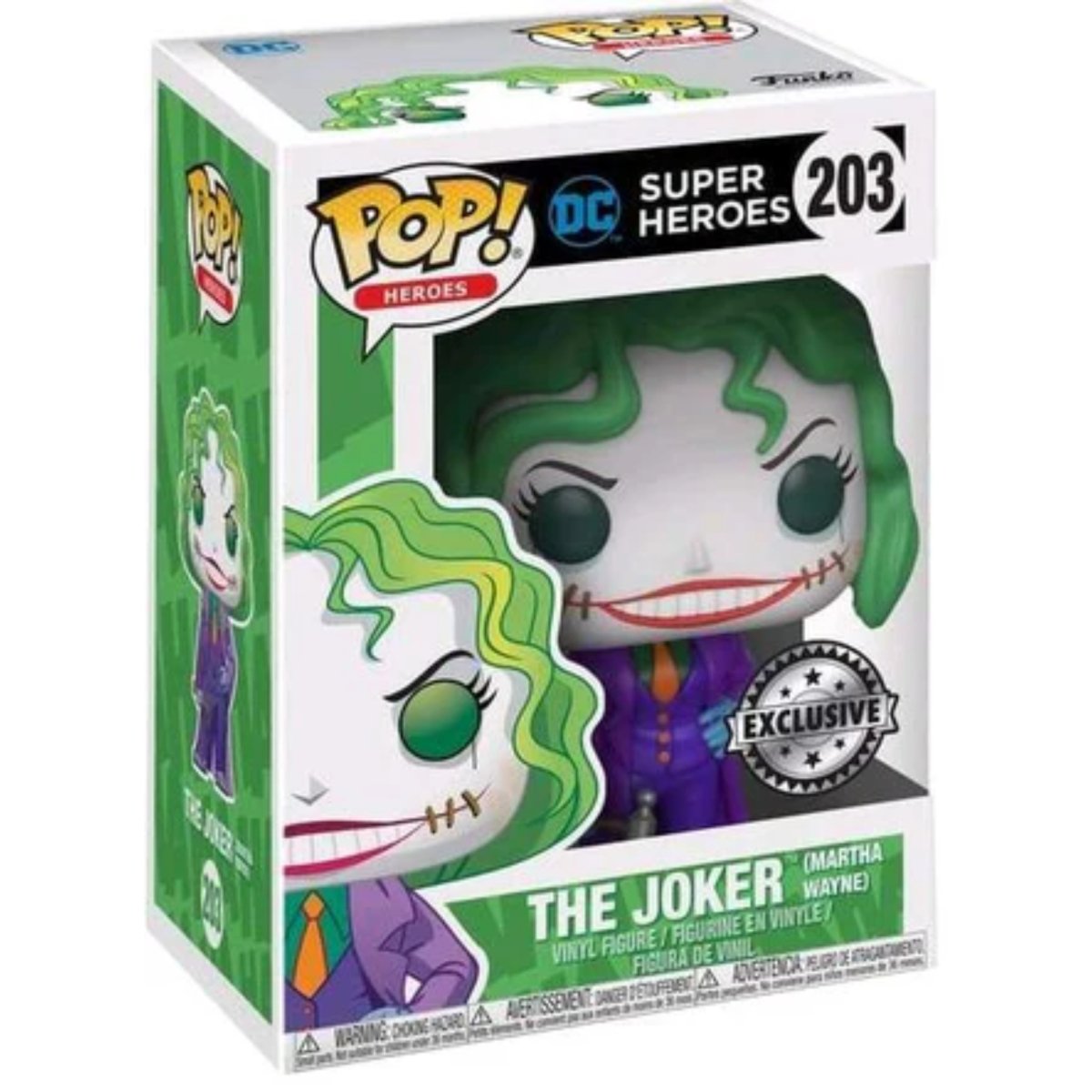 DC Super Heroes - The Joker (Martha Wayne) (Exclusive) #203 - Funko Pop! Vinyl DC - Persona Toys
