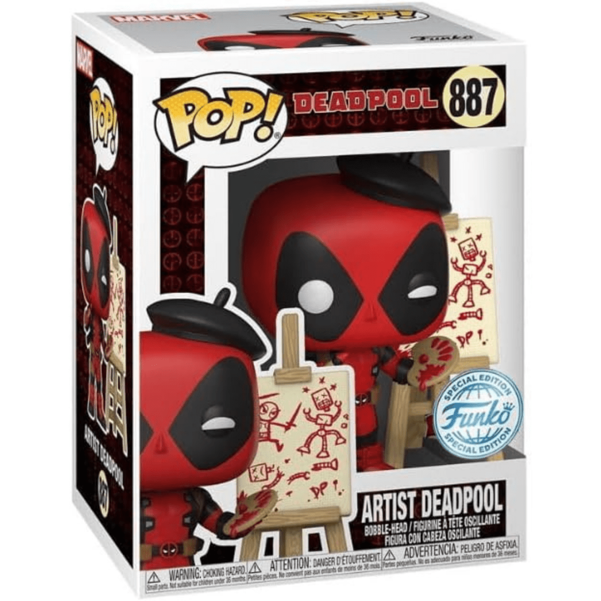 Deadpool - Artist Deadpool (Special Edition) #887 - Funko Pop! Vinyl Marvel - Persona Toys