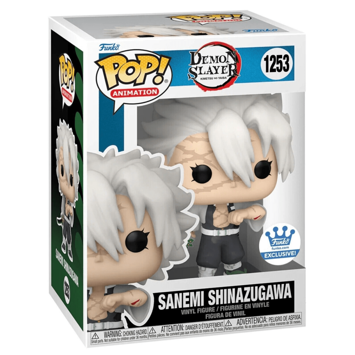 Demon Slayer - Sanemi Shinazugawa (Funko Shop Exclusive) #1253 - Funko Pop! Vinyl Anime - Persona Toys