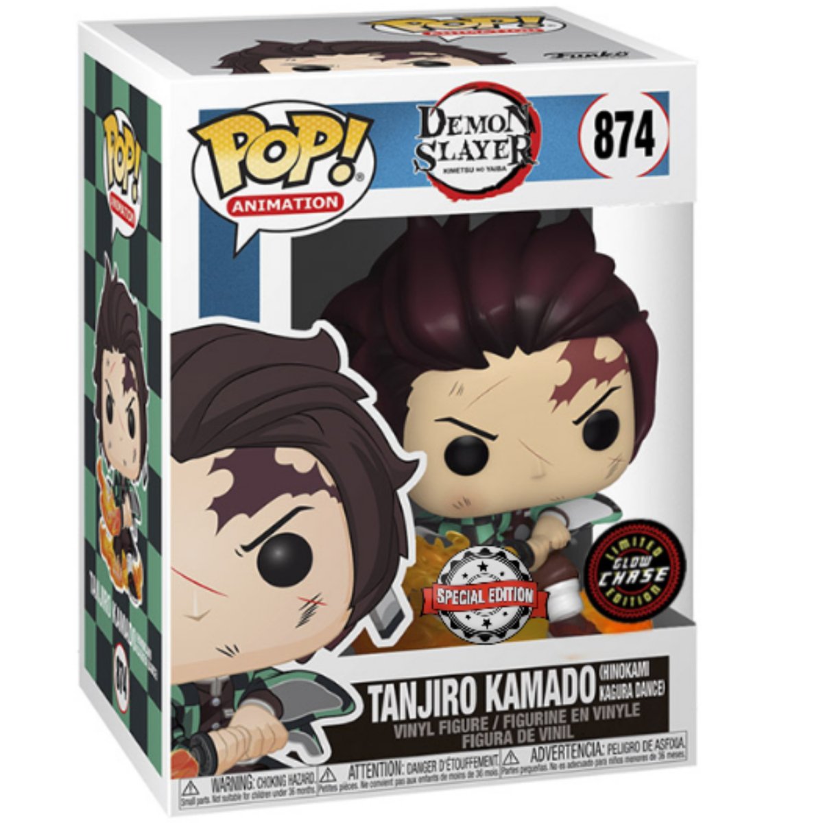 Tanjiro Kamado Chase & Special Edition high quality Funko Pops