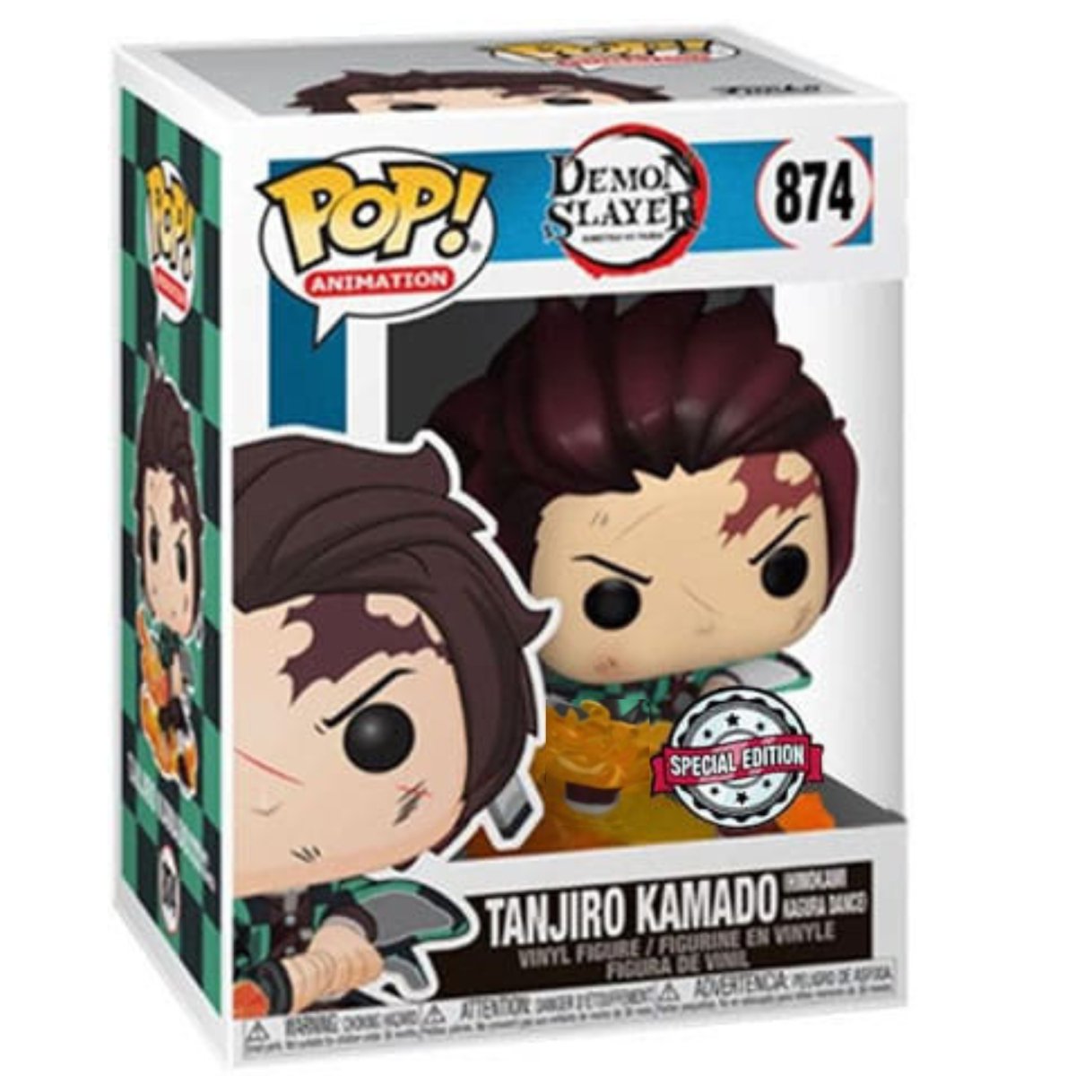Demon Slayer - Tanjiro Kamado (Hinokami Kagura Dance) (Special Edition) #874 - Funko Pop! Vinyl Anime - Persona Toys