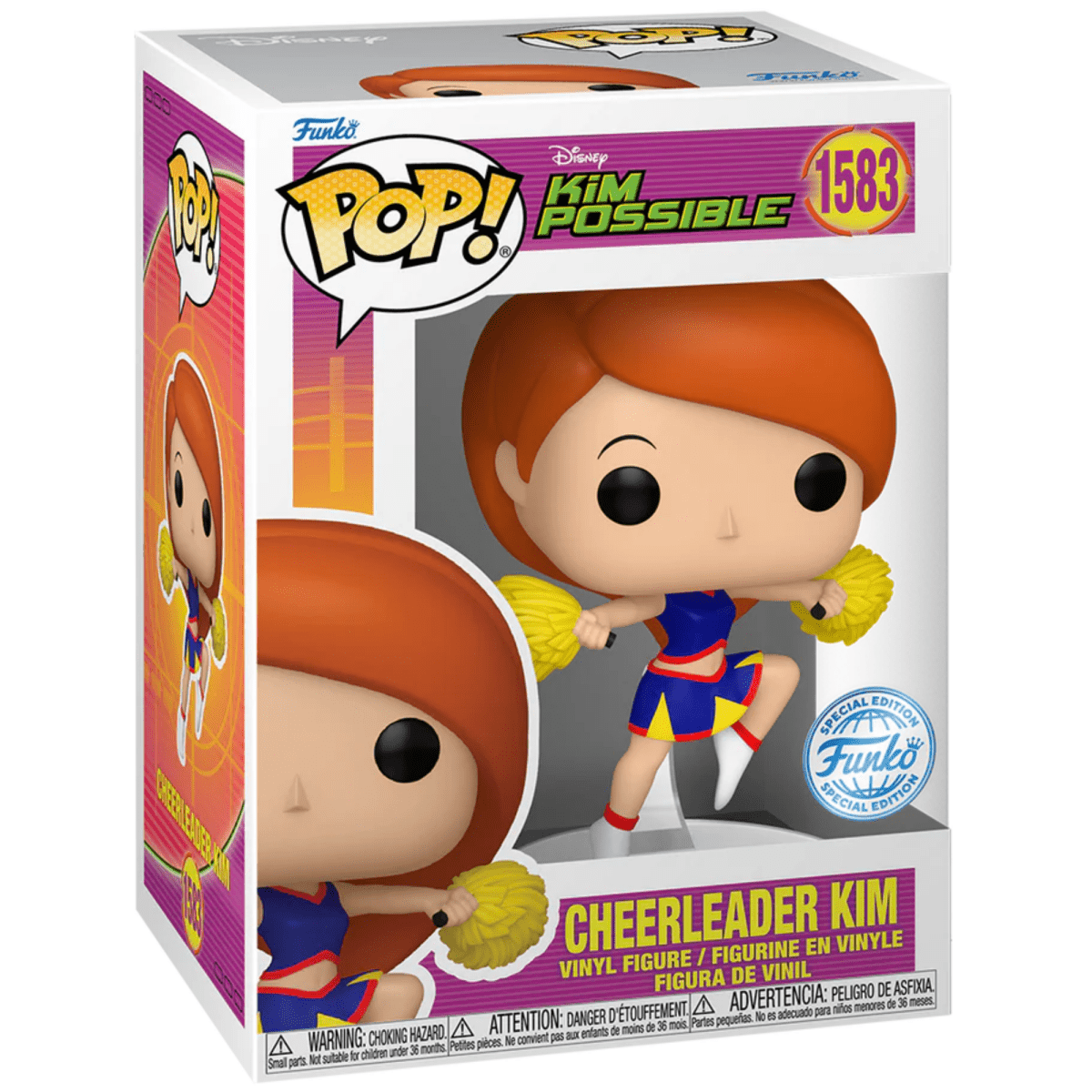 Disney Kim Impossible - Cheerleader Kim (Special Edition) 1583 - Funko Pop! Vinyl Animation - Persona Toys