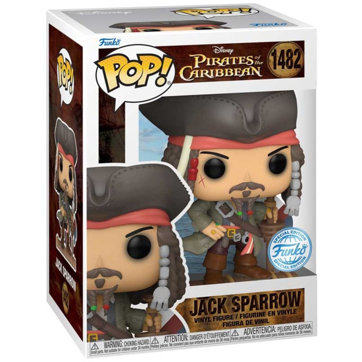 Disney Pirates of the Caribbean - Jack Sparrow (Opening) (Special Edition) #1482 - Funko Pop! Vinyl Movies - Persona Toys