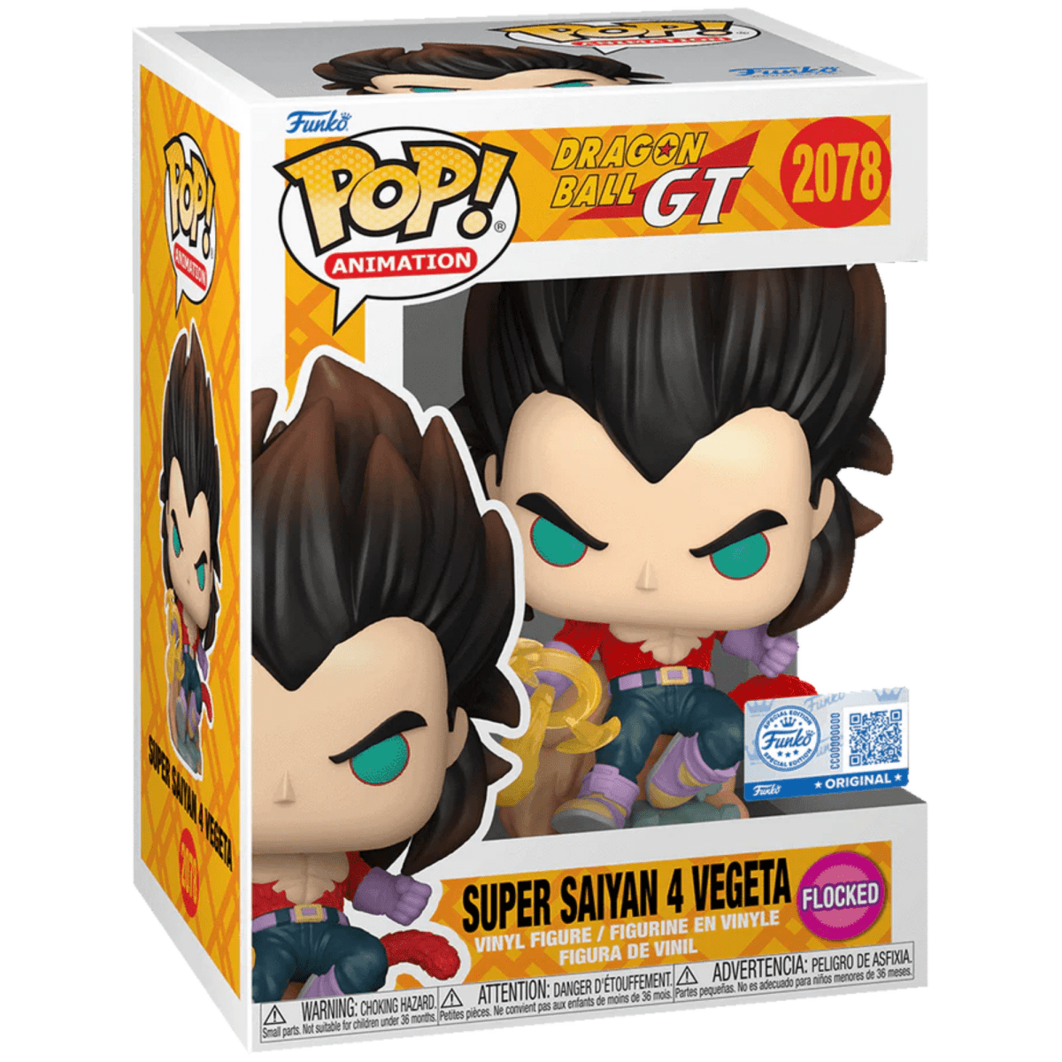 Dragon Ball GT - Super Saiyan 4 Vegeta (Flocked Special Edition) 2078 - Funko Pop! Vinyl Anime - Persona Toys