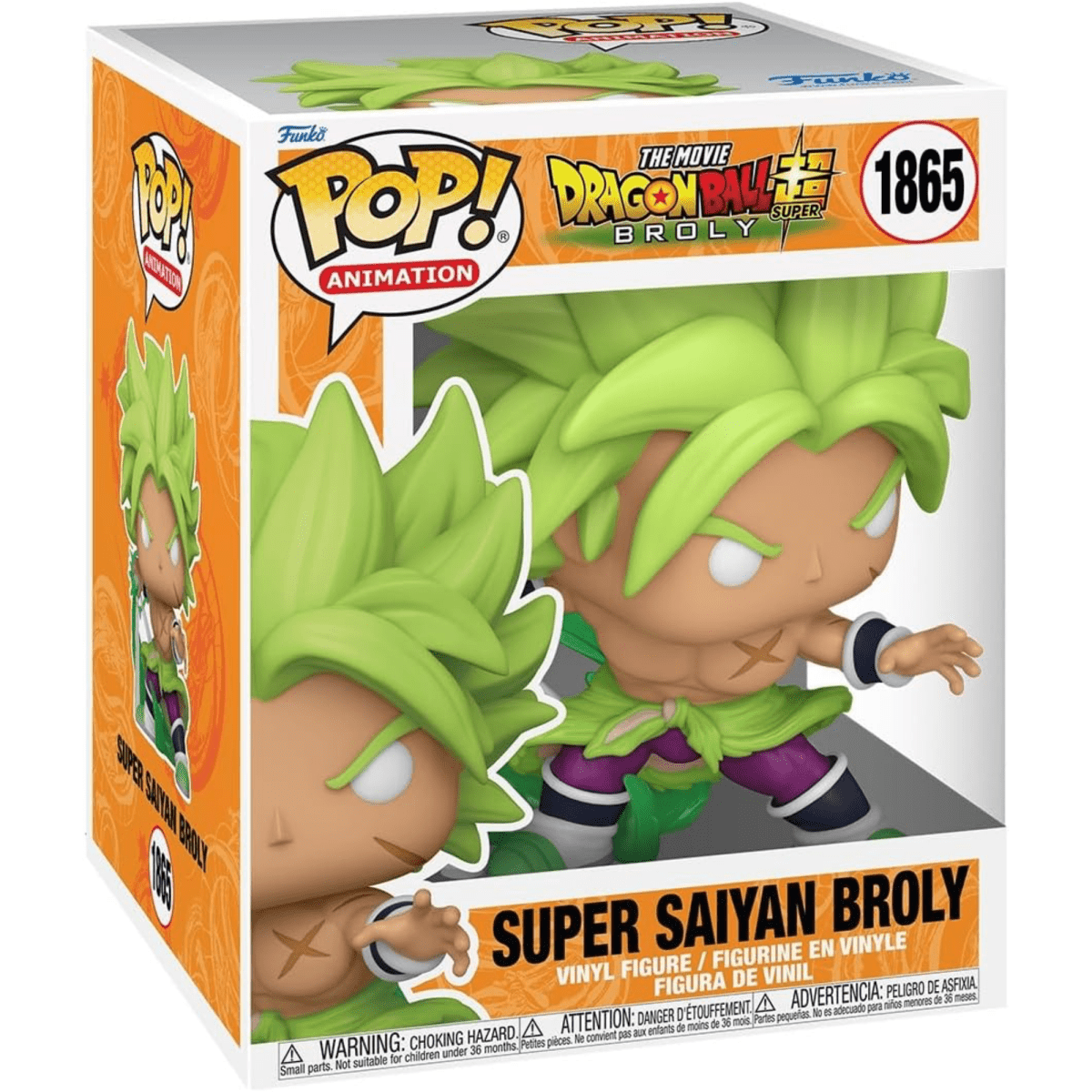 Dragon Ball Z Super Broly - 6" Super Saiyan Broly #1865 - Funko Pop! Vinyl Anime - Persona Toys
