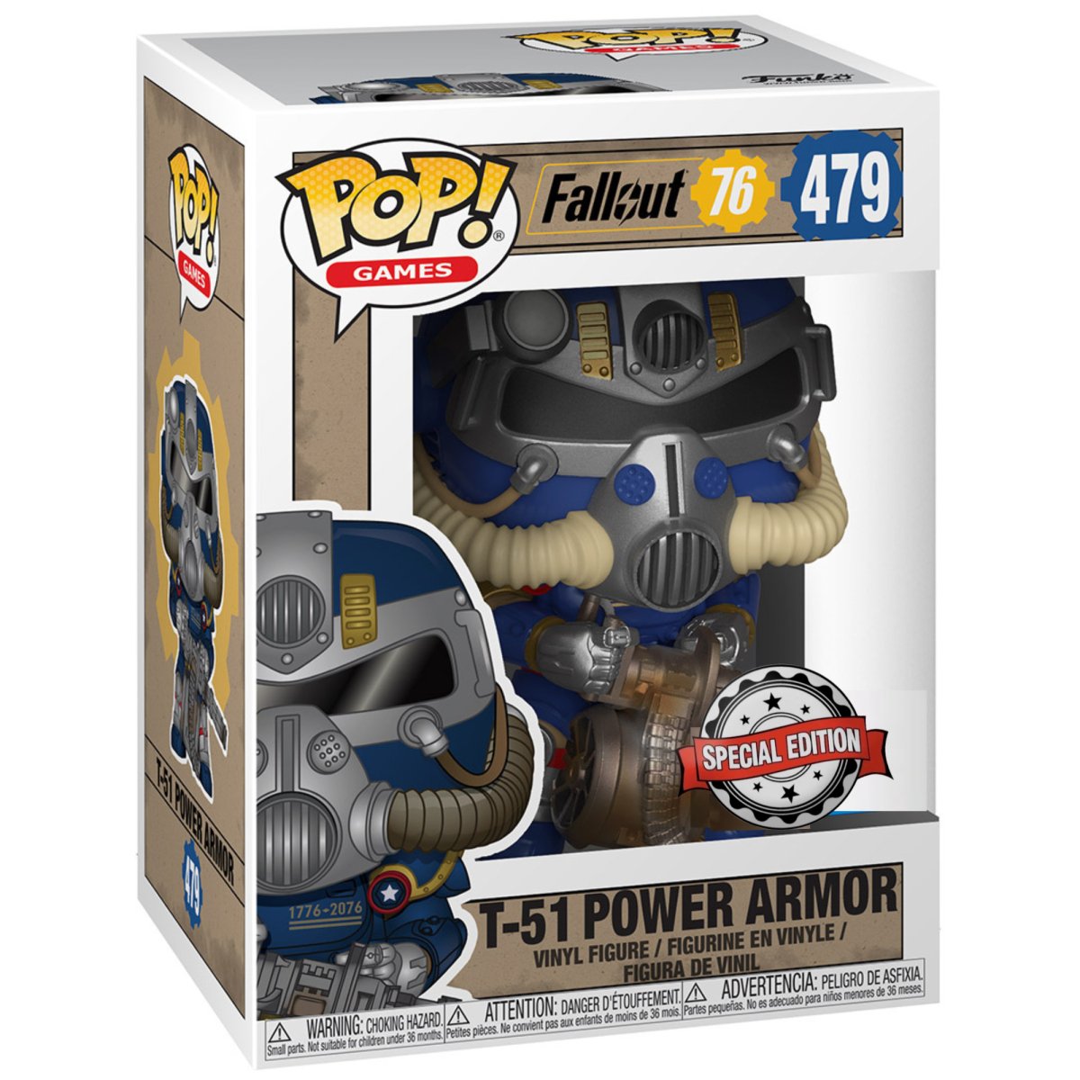 Fallout - T - 51 Power Armor (Special Edition) #479 - Funko Pop! Vinyl Games - Persona Toys