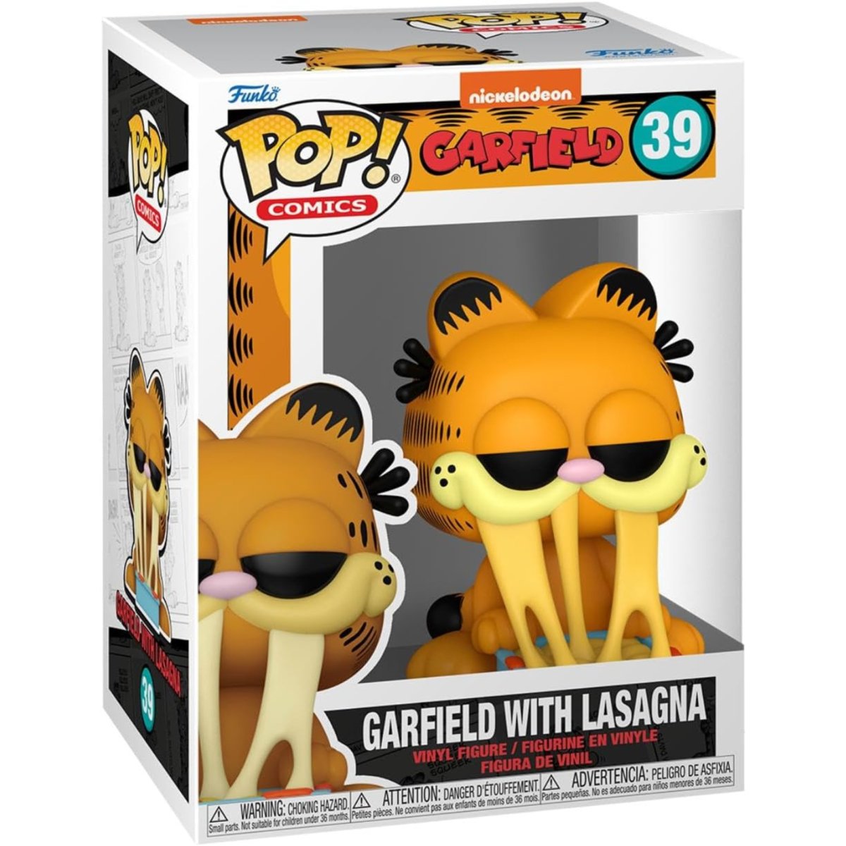 Garfield - Garfield with Lasagne #39 - Funko Pop! Vinyl Animation - Persona Toys