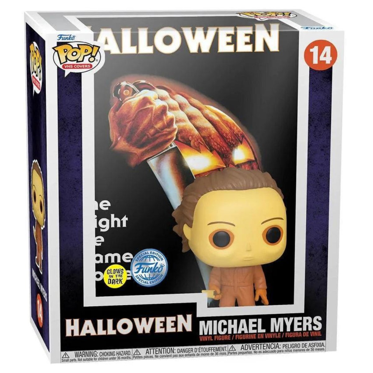 Halloween - Michael Myers (Glow Special Edition) #14 - Funko Pop! Vinyl Movies VHS Cover - Persona Toys