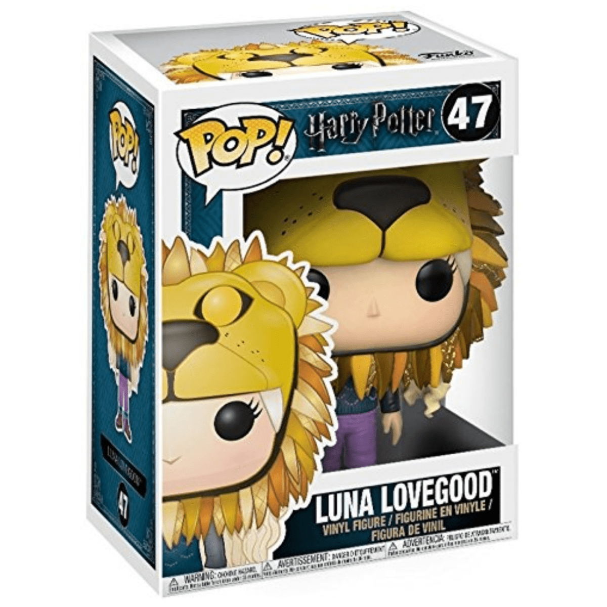 Harry Potter - Luna Lovegood (w/ Lion Head) 47 - Funko Pop! Vinyl Movies - Persona Toys
