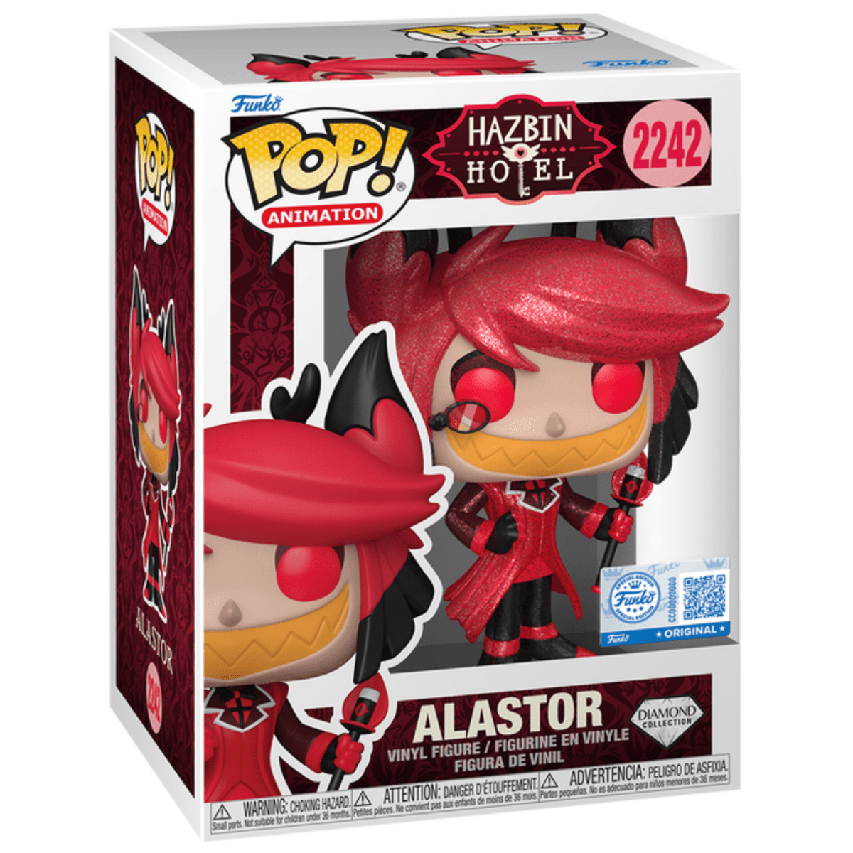 Hazbin Hotel - Alastor (Diamond Special Edition) 2242 - Funko Pop! Vinyl Animation - Persona Toys