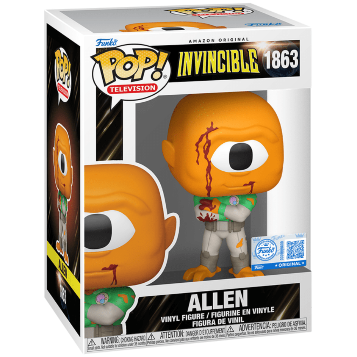 Invincible - Allen (Bloody) (Special Edition) 1863 - Funko Pop! Vinyl Animation - Persona Toys