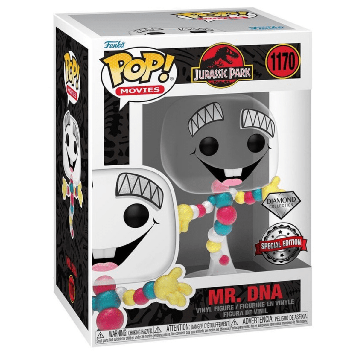 Jurassic Park / World - Mr DNA (Diamond Special Edition) 1170 - Funko Pop! Vinyl Movies - Persona Toys