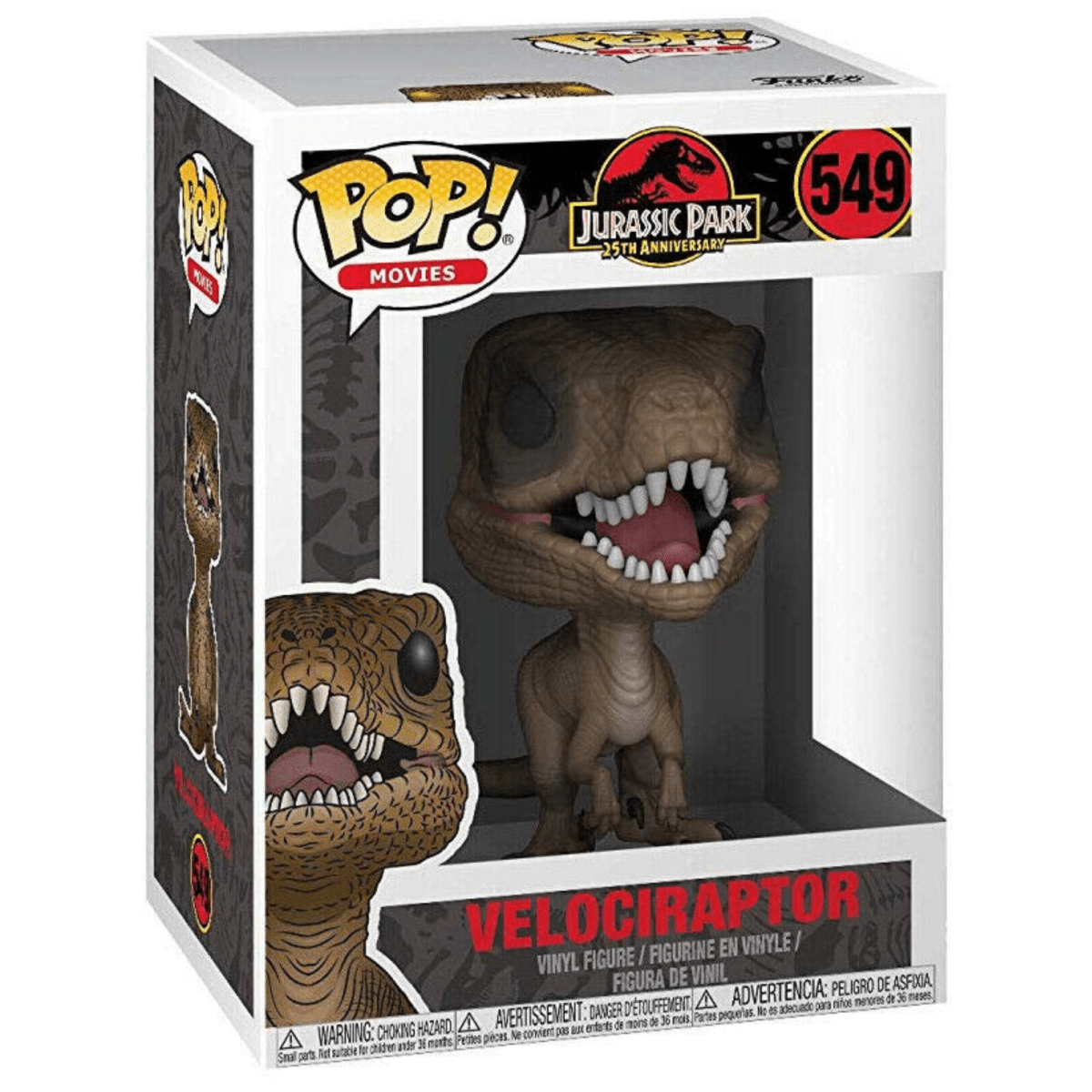 Jurassic Park / World - Velociraptor 549 - Funko Pop! Vinyl Movies - Persona Toys