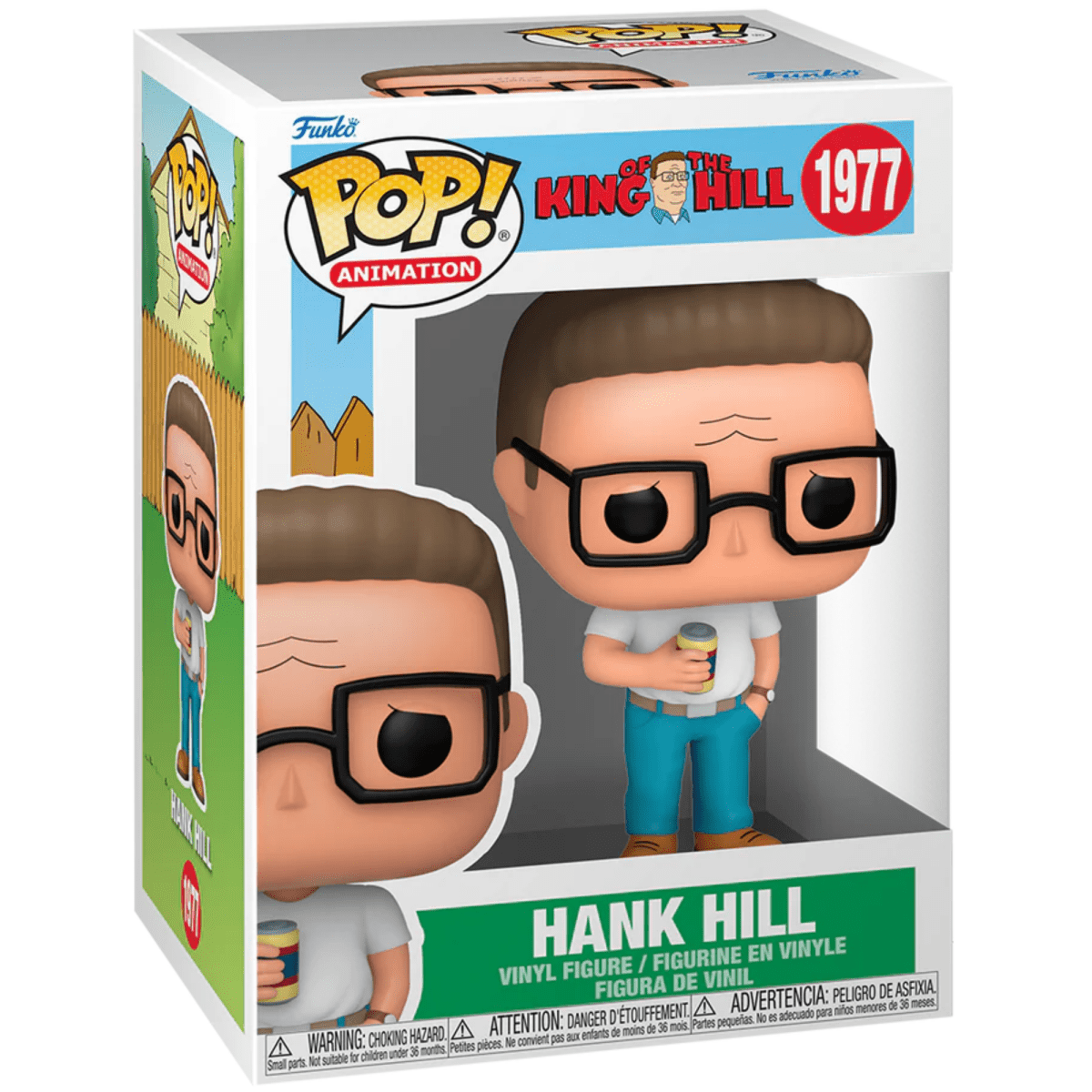 King of the Hill - Hank Hill 1977 - Funko Pop! Vinyl Animation - Persona Toys
