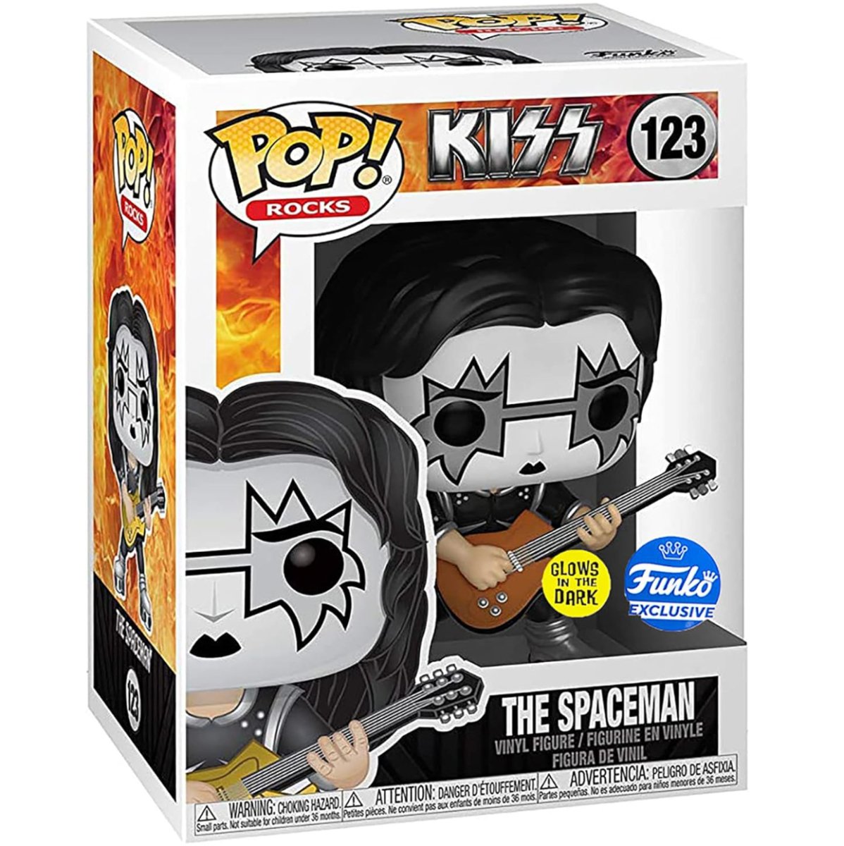 Kiss - The Spaceman (Glow Funko Exclusive) #123 - Funko Pop! Vinyl Rocks - Persona Toys