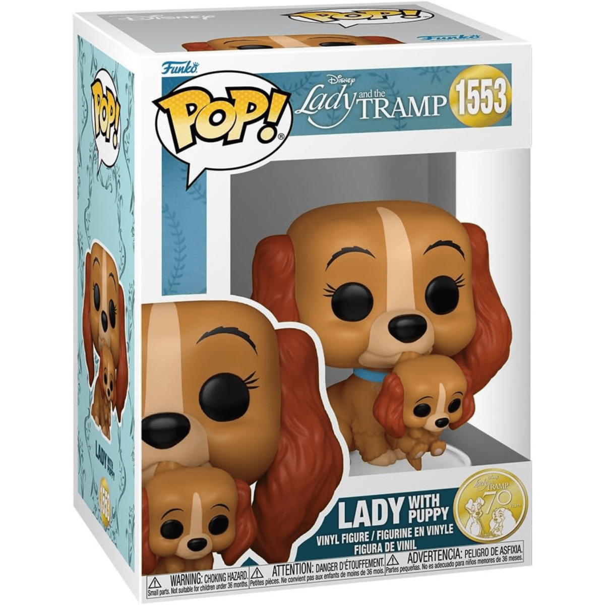 Lady and the Tramp - Lady with Puppy #1553 - Funko Pop! Vinyl Disney - Persona Toys