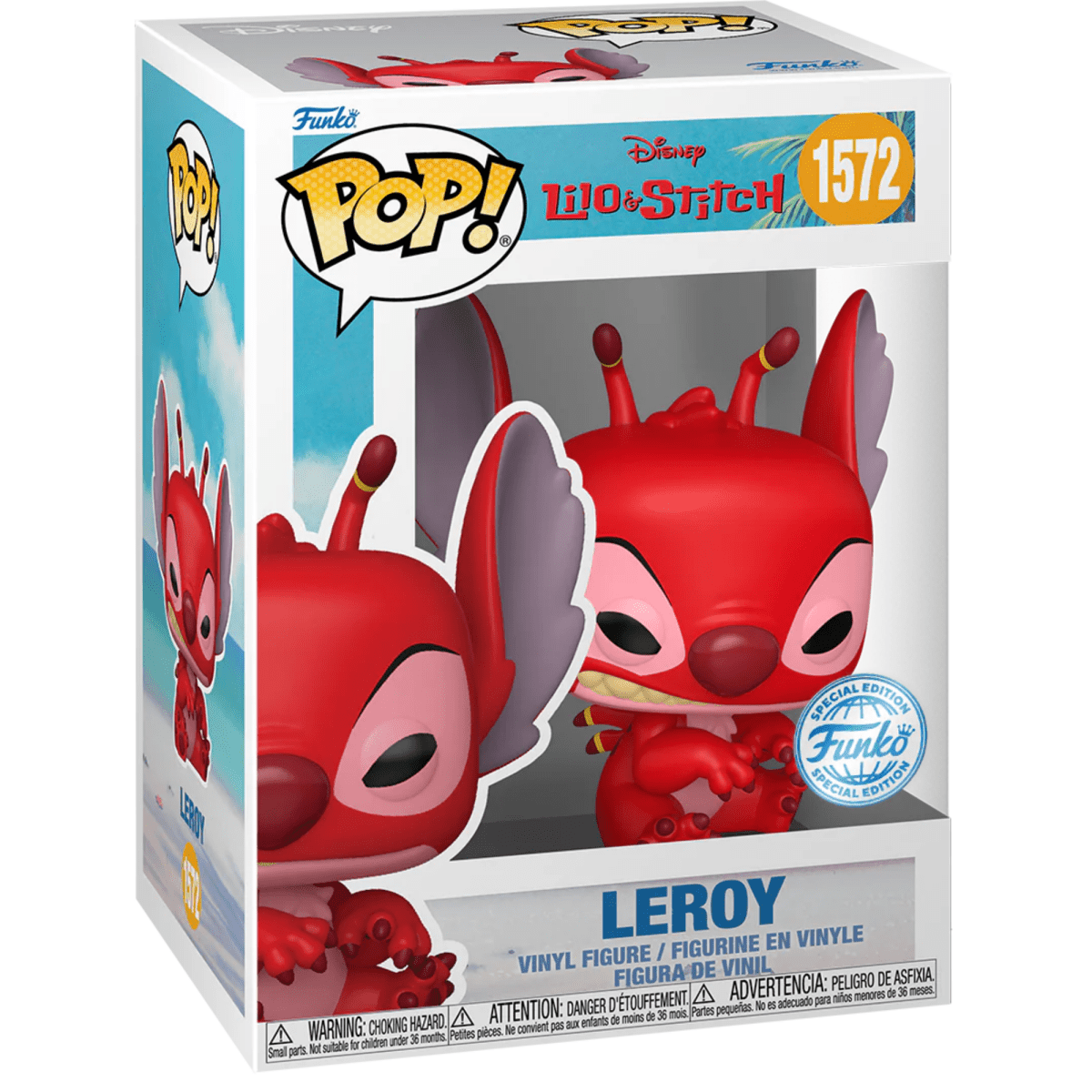 Lilo & Stitch - Leroy (Special Edition) #1572 - Funko Pop! Vinyl Disney - Persona Toys