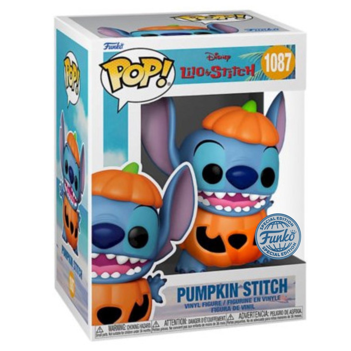 Lilo & Stitch - Pumpkin Stitch (Special Edition) #1087 - Funko Pop! Vinyl Disney - Persona Toys