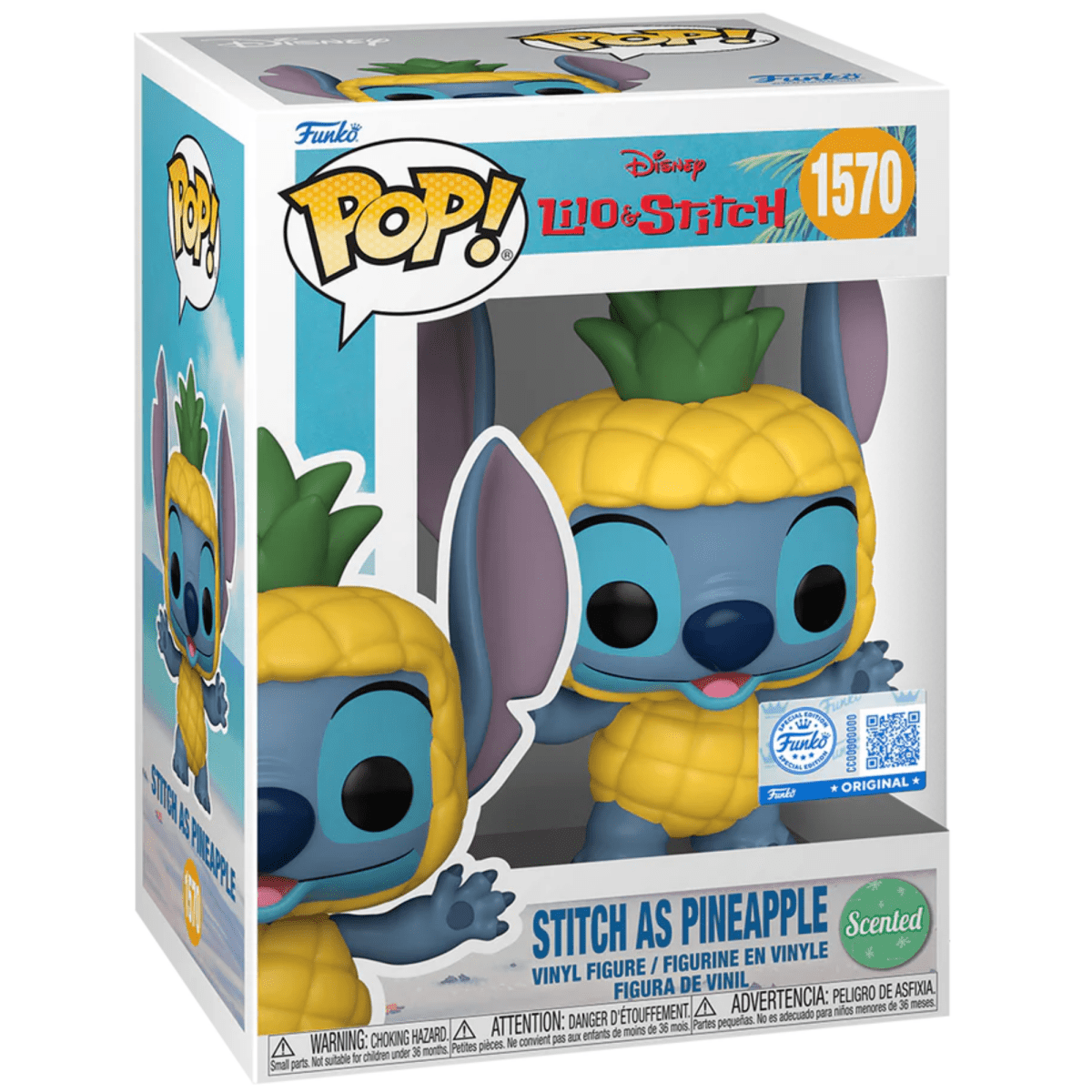 Lilo & Stitch - Stitch as Pineapple (Scented Special Edition) 1570 - Funko Pop! Vinyl Disney - Persona Toys