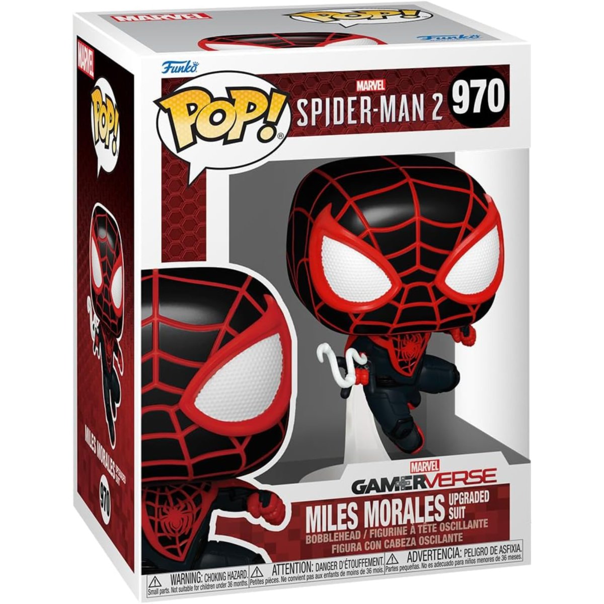 Marvel Spider - Man 2 - Miles Morales Upgraded Suit #970 - Funko Pop! Vinyl Marvel - Persona Toys