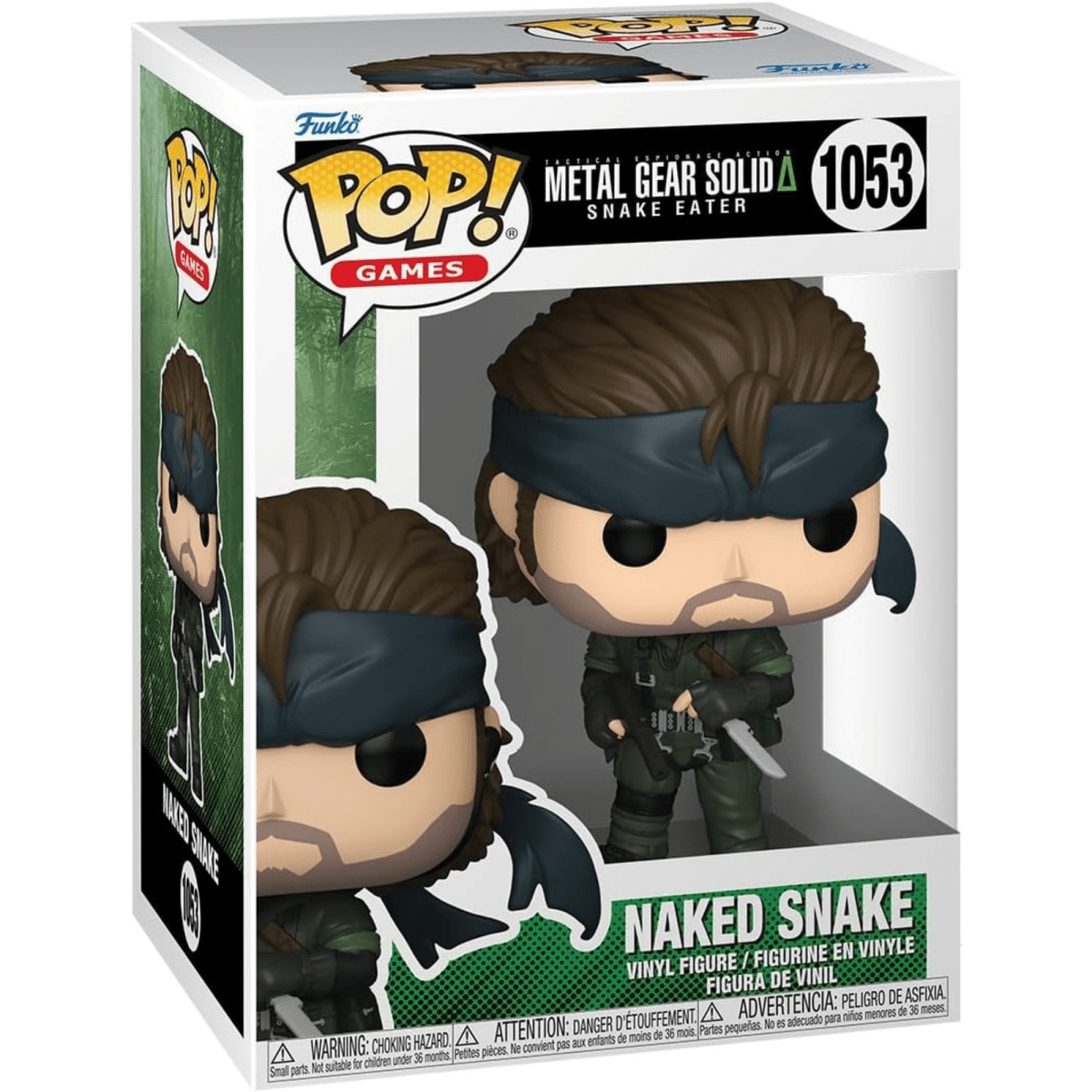 Metal Gear Solid Snake Eater MGS - Naked Snake #1053 - Funko Pop! Vinyl Games - Persona Toys