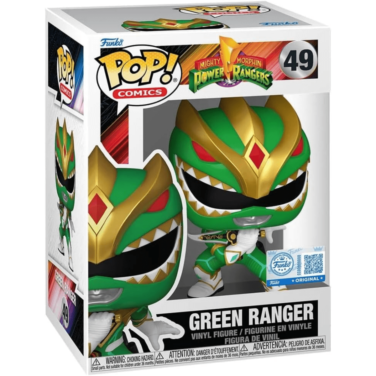 Mighty Morphin Power Rangers - Green Ranger (Special Edition) 49 - Funko Pop! Vinyl Television - Persona Toys