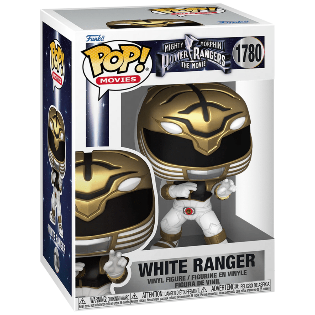 Mighty Morphin Power Rangers The Movie - White Ranger 1780 - Funko Pop! Vinyl Television - Persona Toys